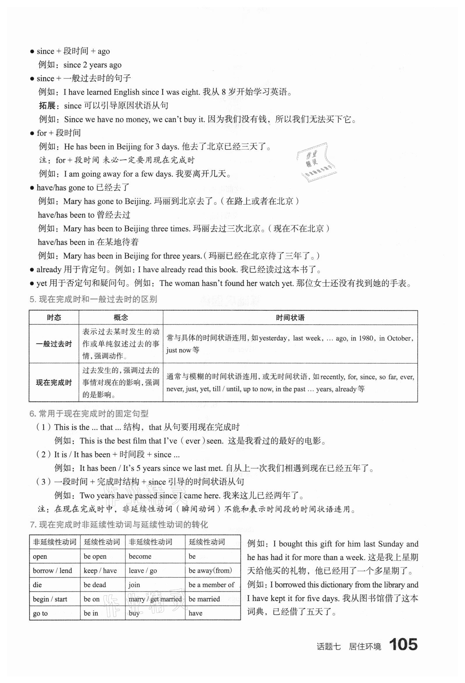 2021年滾動遷移中考總復(fù)習(xí)英語山西專版 第105頁