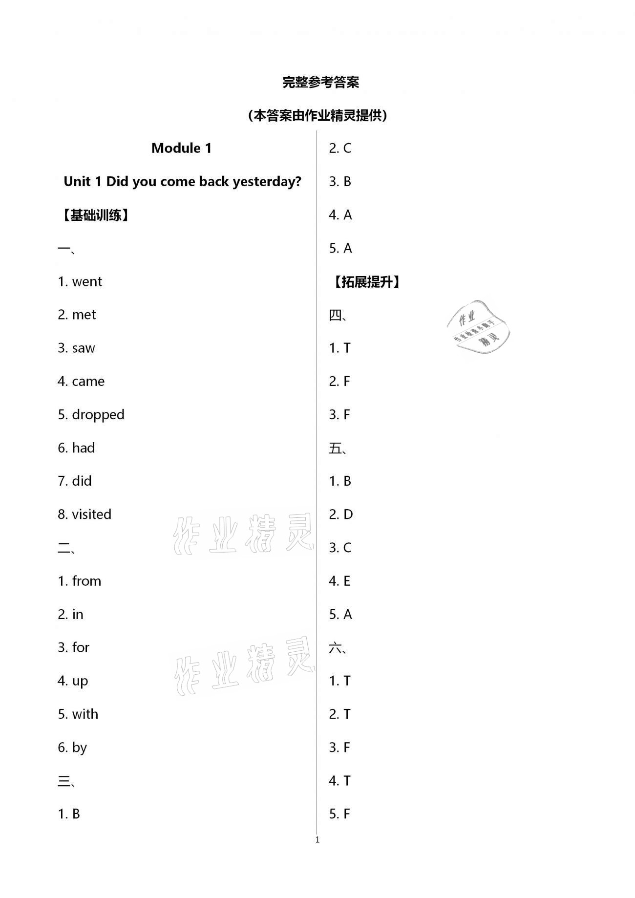 2020年課程學(xué)習(xí)指導(dǎo)五年級(jí)英語(yǔ)上冊(cè)外研版南方出版社 第1頁(yè)