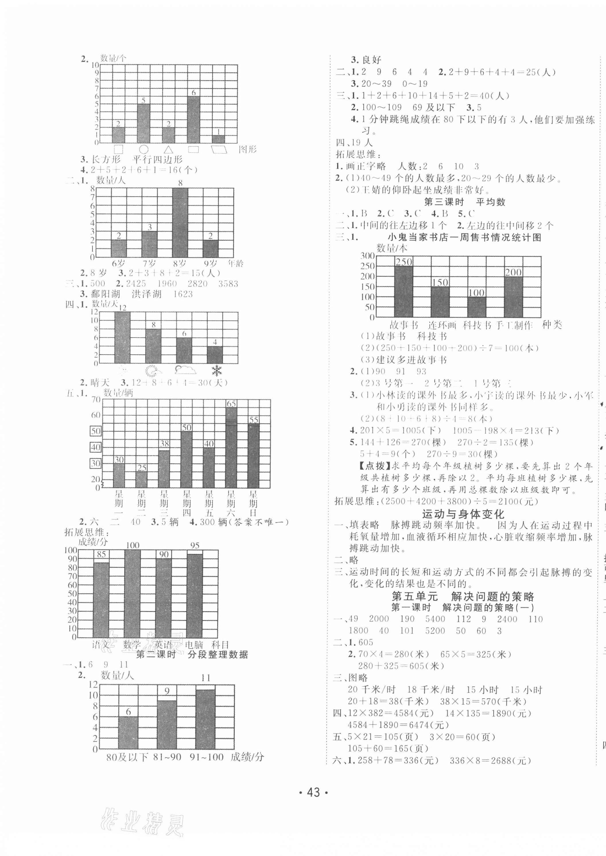 2020年全能測控課堂練習四年級數(shù)學上冊蘇教版 第3頁