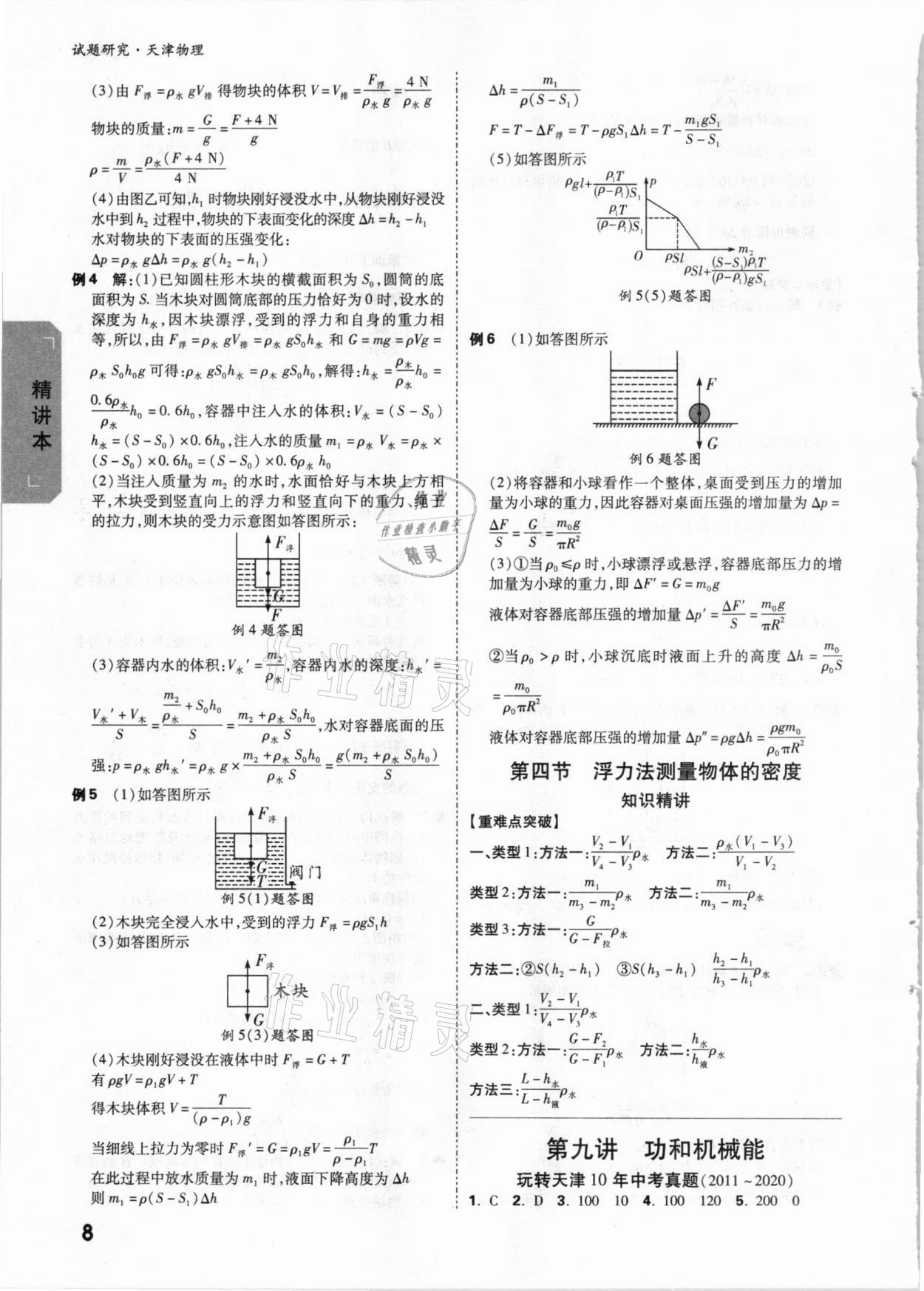 2021年萬唯中考試題研究物理天津?qū)０?nbsp;參考答案第7頁