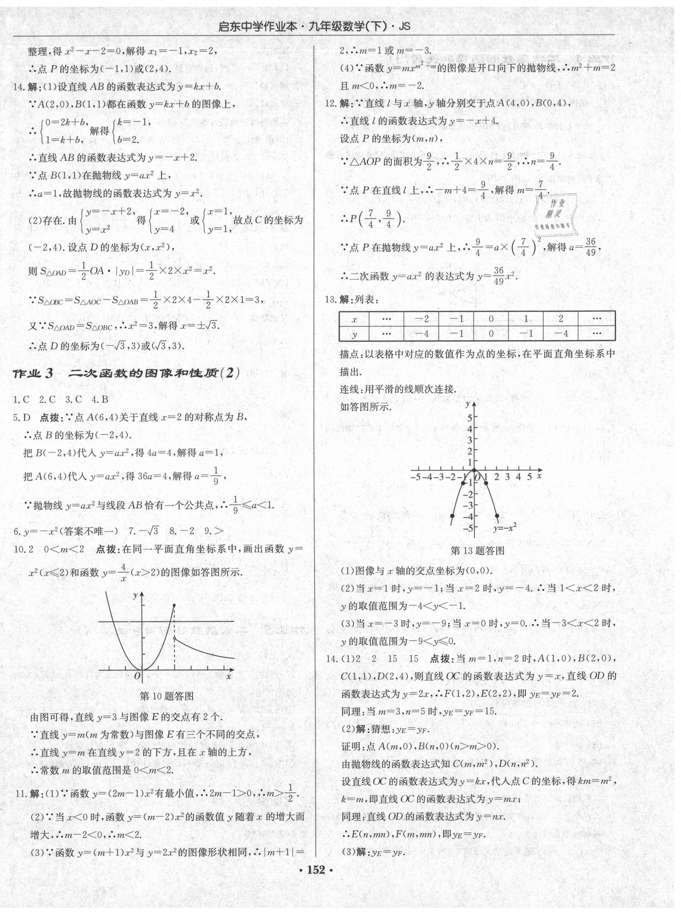 2021年啟東中學(xué)作業(yè)本九年級數(shù)學(xué)下冊江蘇版 第2頁