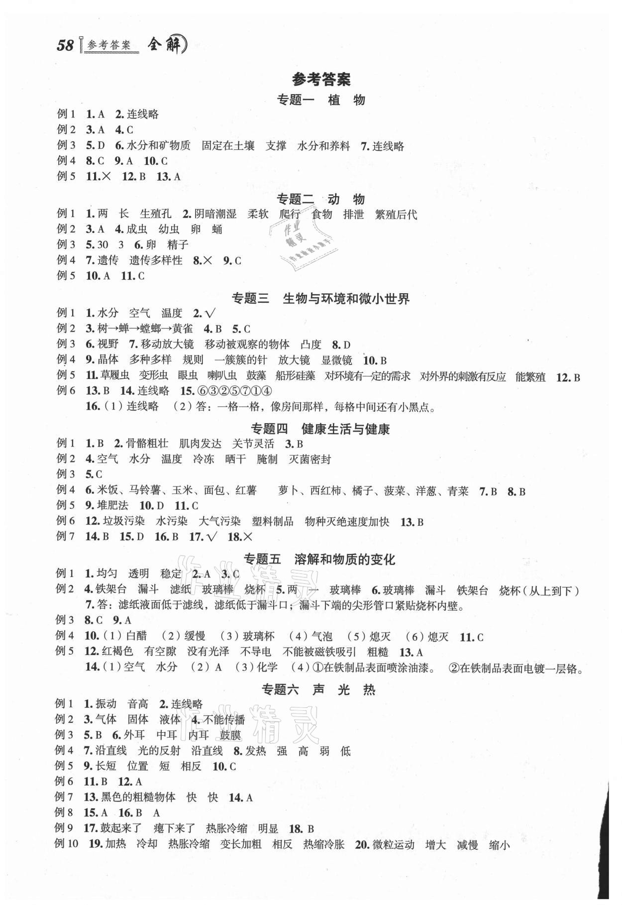 2021年名師面對面小考致高點科學 第1頁