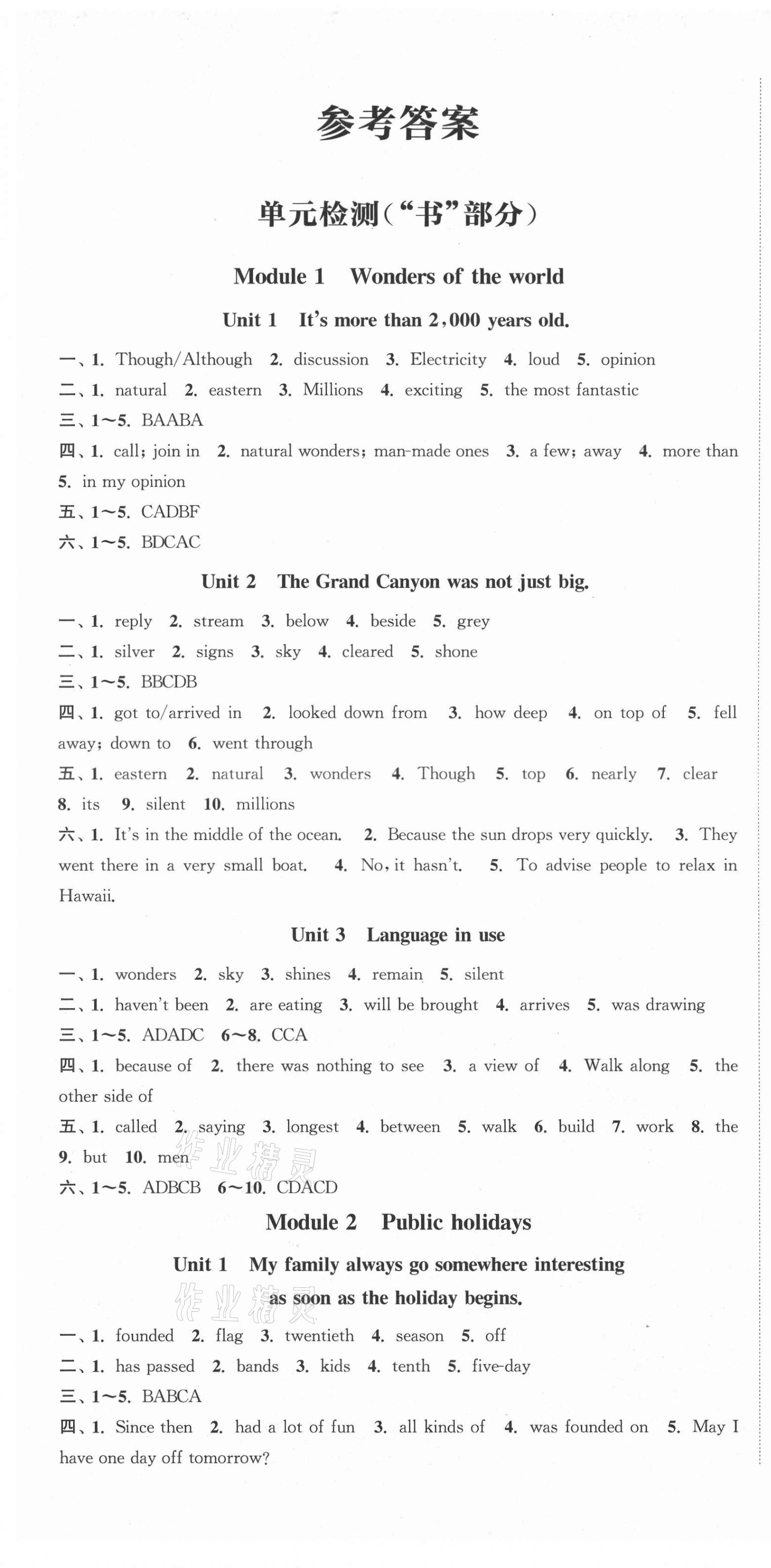 2020年通城學(xué)典活頁(yè)檢測(cè)九年級(jí)英語(yǔ)上冊(cè)外研版 第1頁(yè)