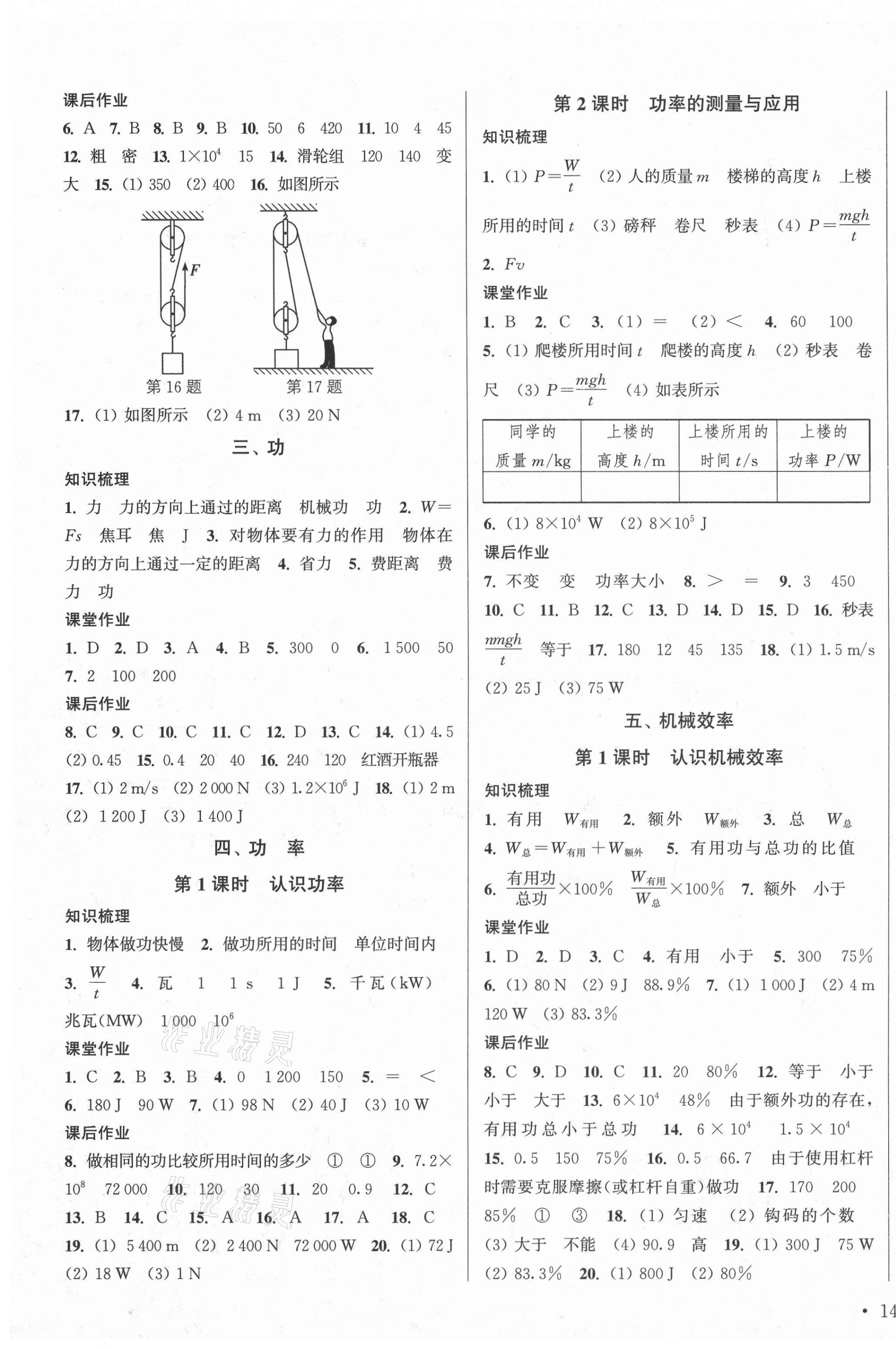 2020年模塊式訓(xùn)練法九年級物理3上冊蘇科版 第3頁