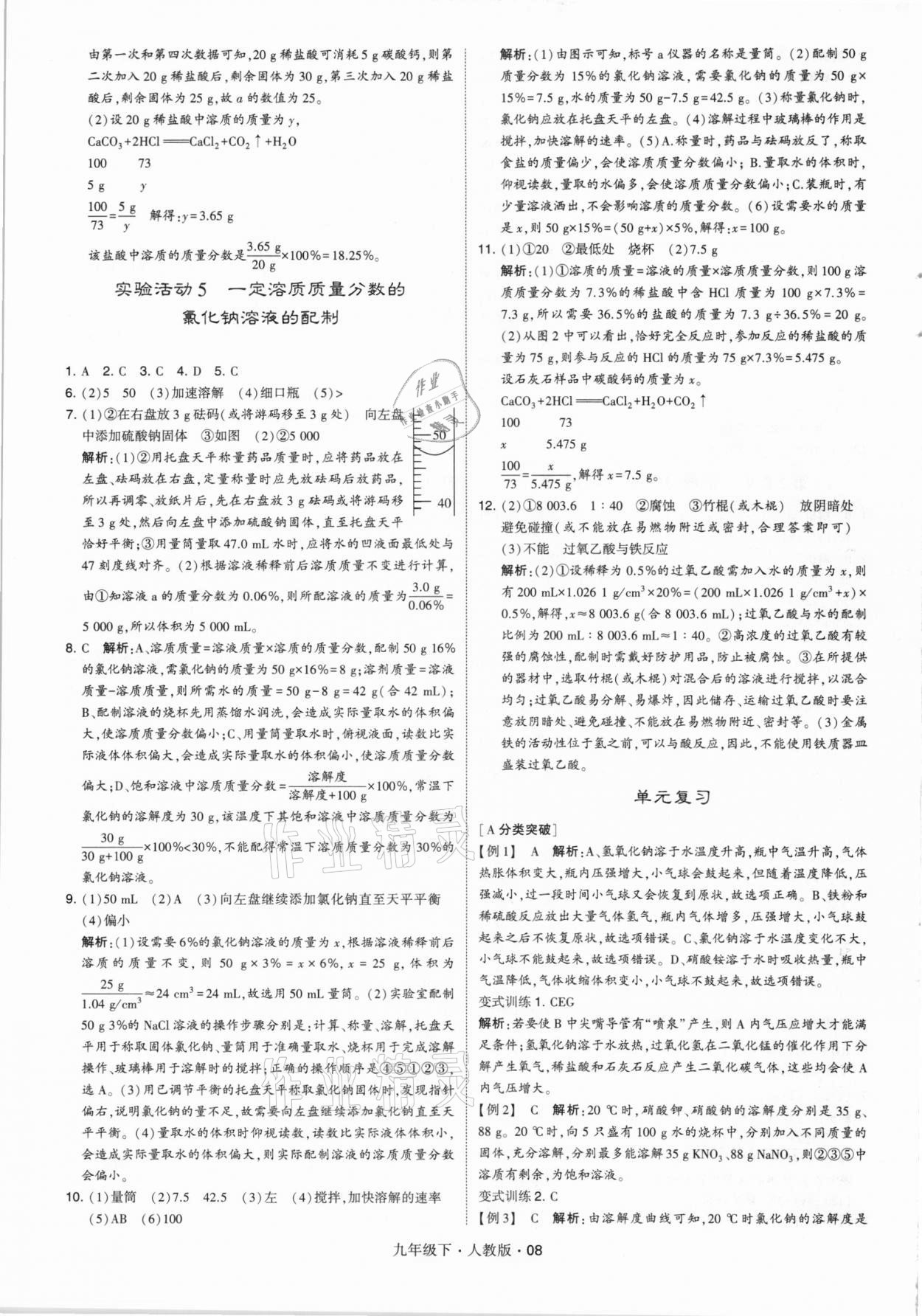 2021年經(jīng)綸學(xué)典學(xué)霸九年級化學(xué)下冊人教版 第8頁