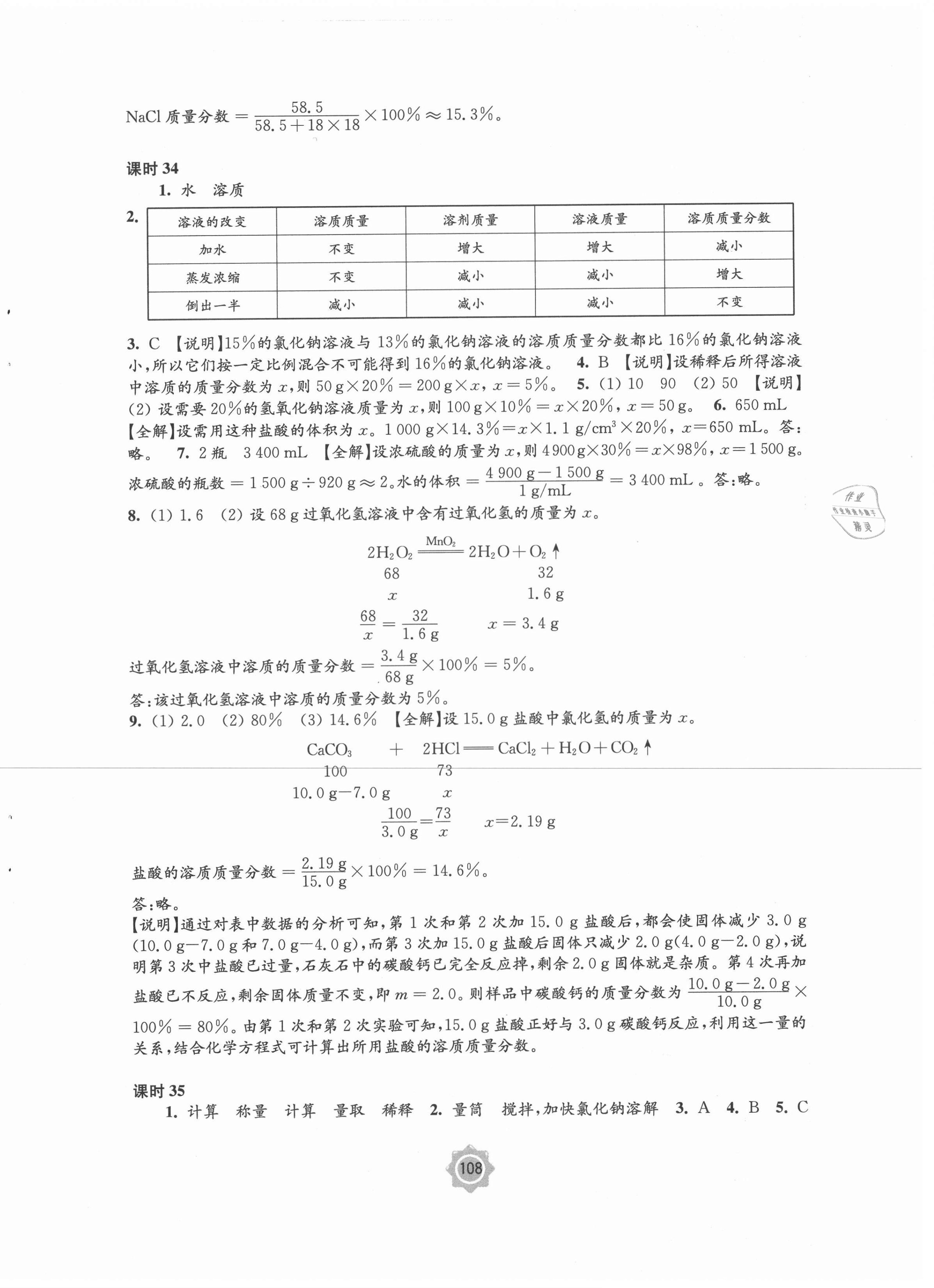 2021年學習與評價九年級化學下冊滬教版 第2頁