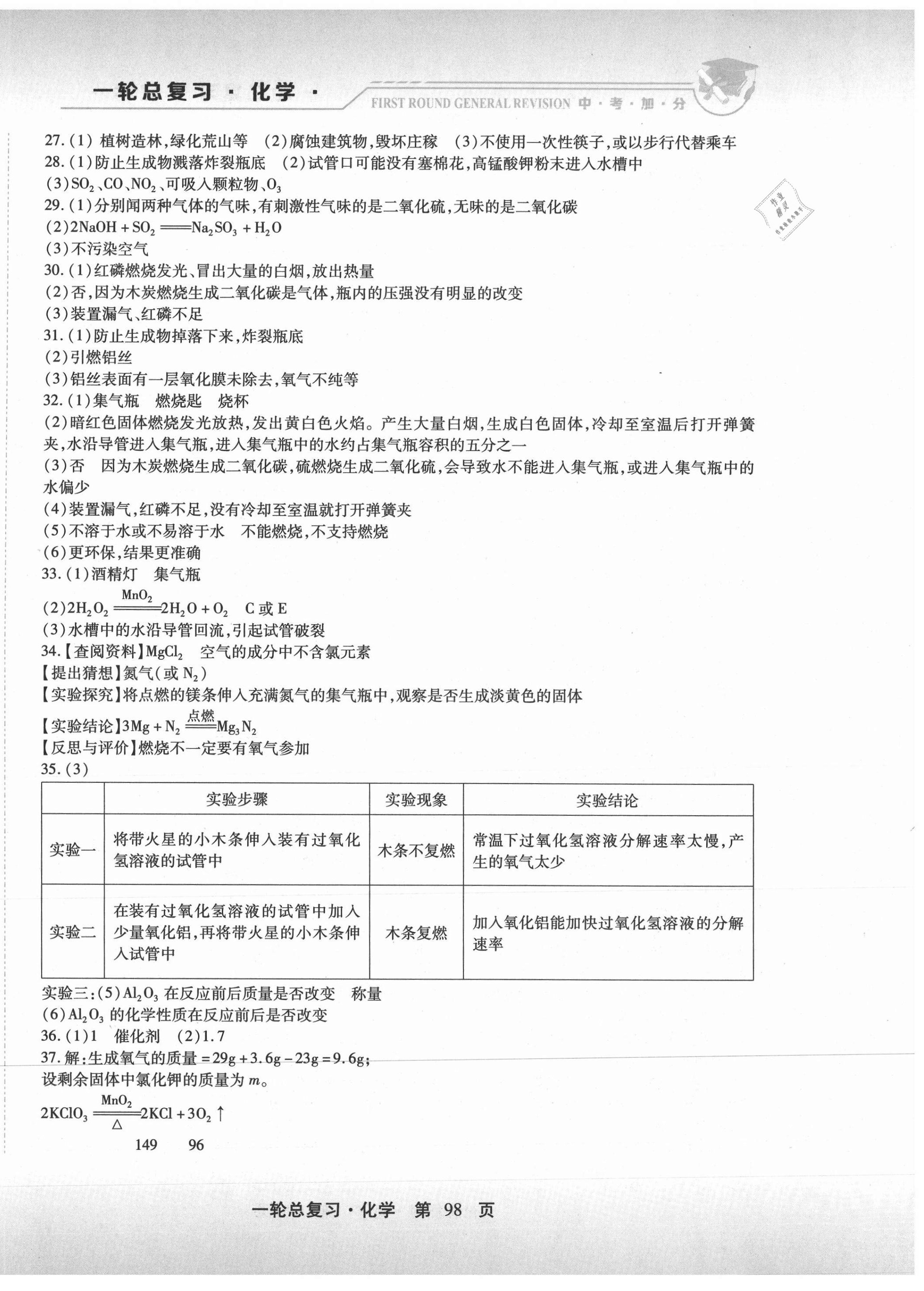 2021年中考加分一輪總復(fù)習(xí)化學(xué)龍東專版 第2頁