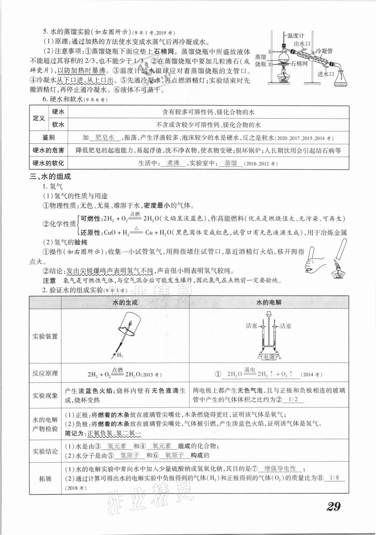 2021年領(lǐng)跑中考化學(xué)江西專版 參考答案第29頁