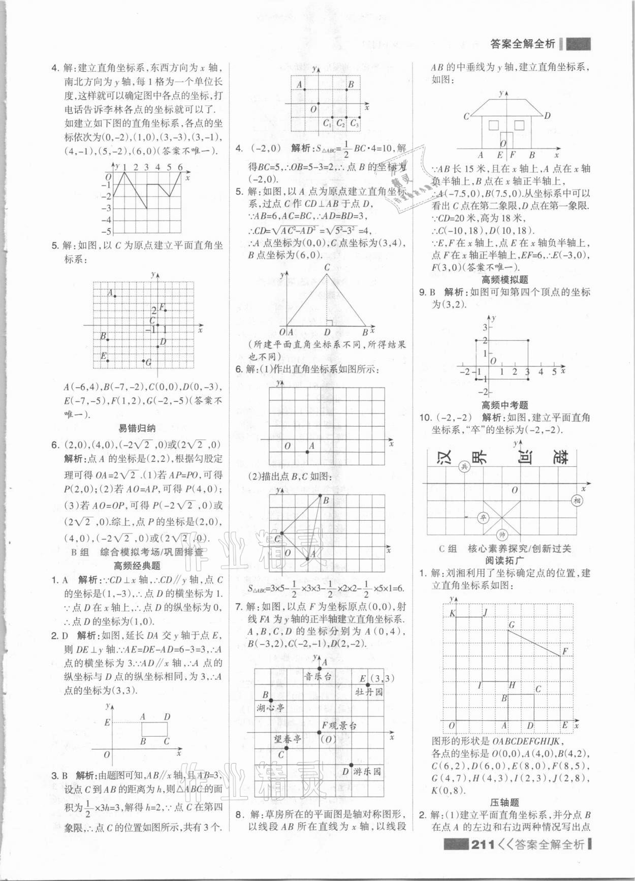 2021年考點集訓(xùn)與滿分備考八年級數(shù)學(xué)下冊冀教版 參考答案第11頁