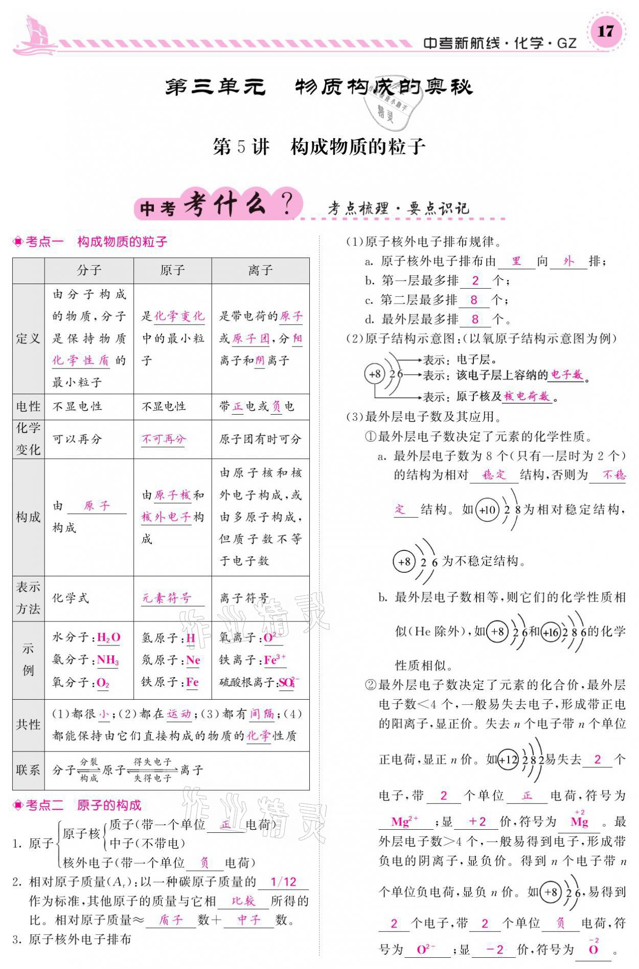 2021年中考新航線化學(xué)黔三州專版 參考答案第13頁(yè)