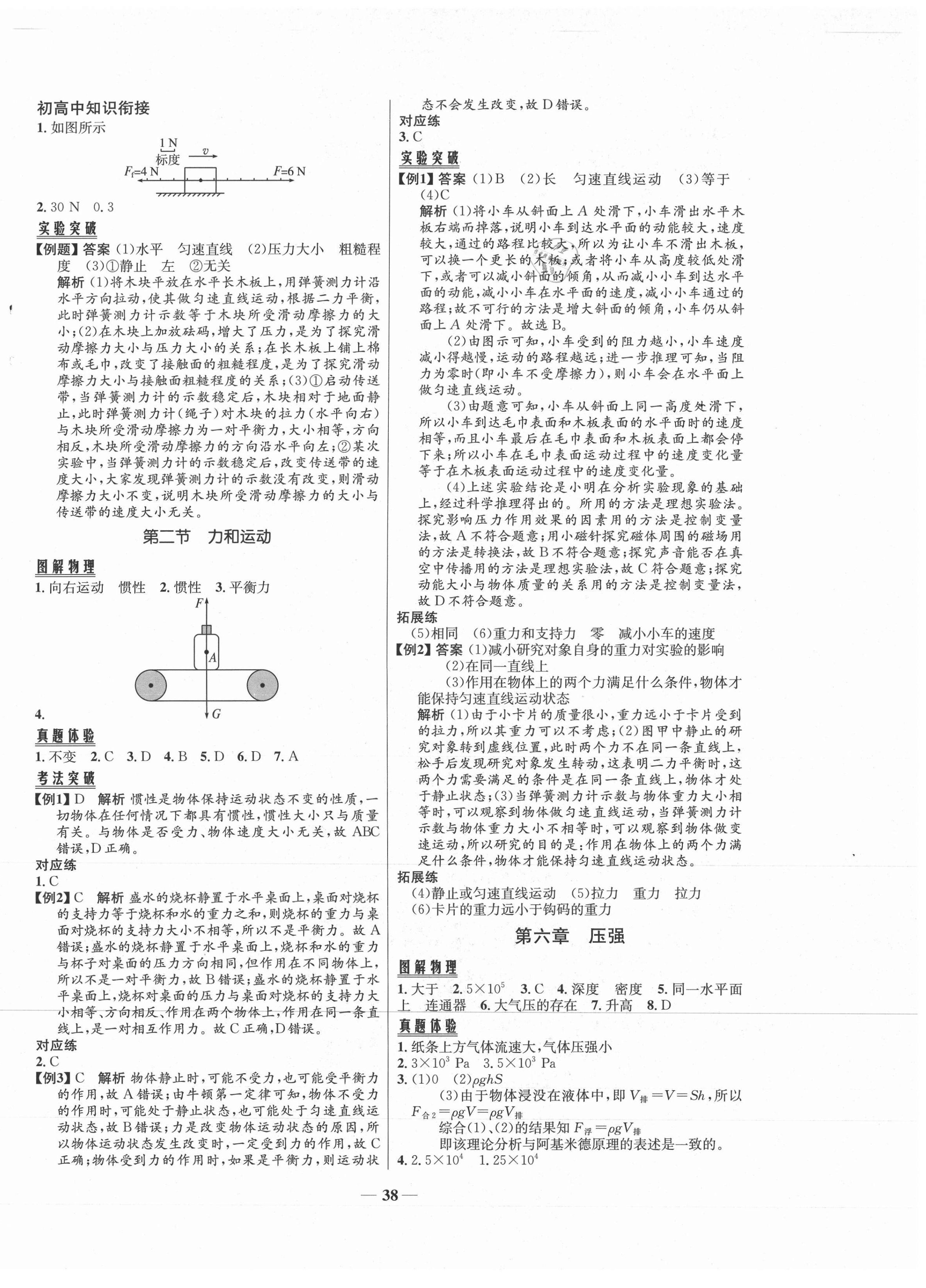 2021年初中畢業(yè)綜合練習(xí)冊物理 第6頁