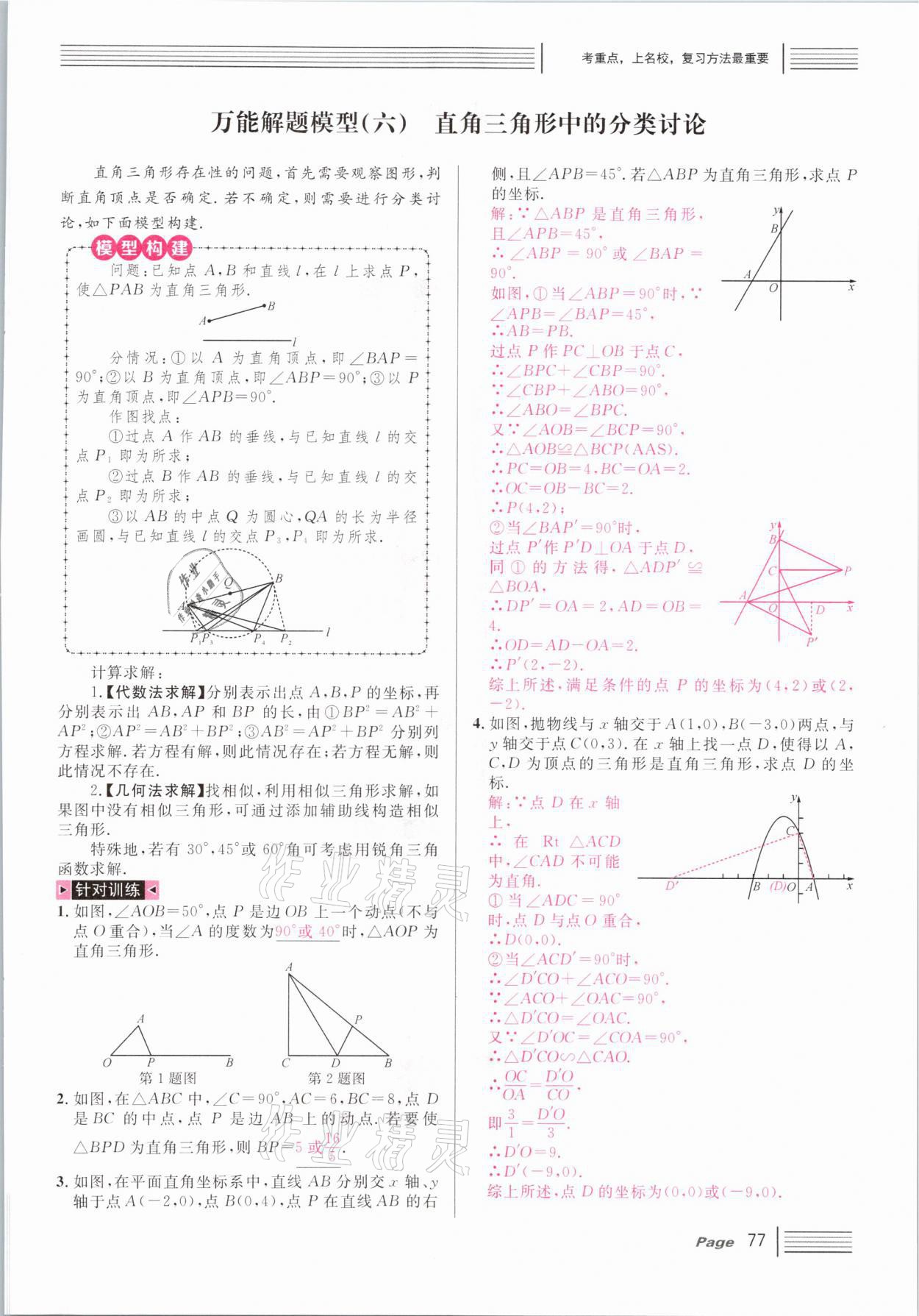 2021年火線100天中考滾動復習法數(shù)學河北專版 第77頁