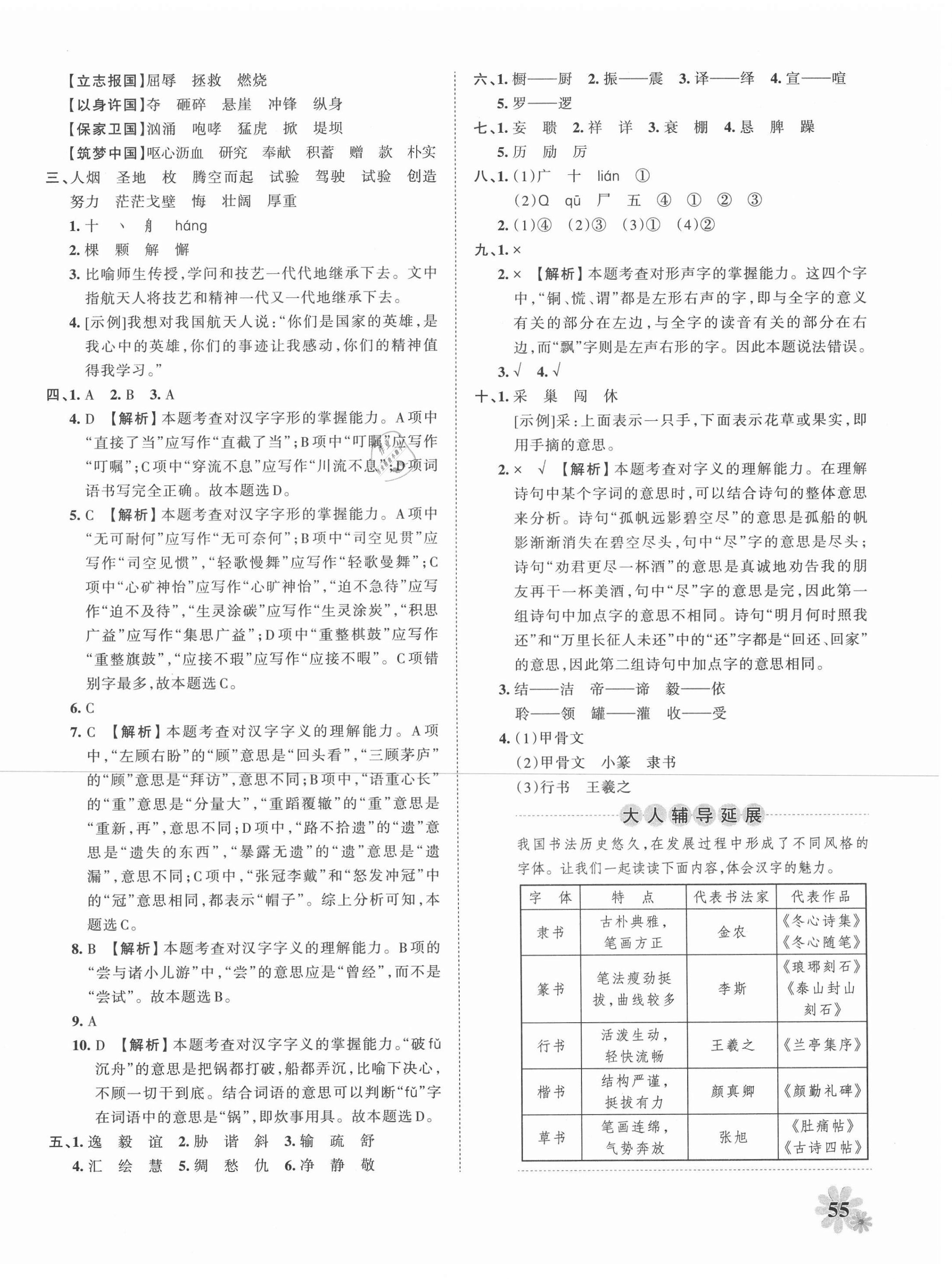 2021年小學(xué)升初中重點學(xué)?？记巴黄泼芫碚Z文 第2頁