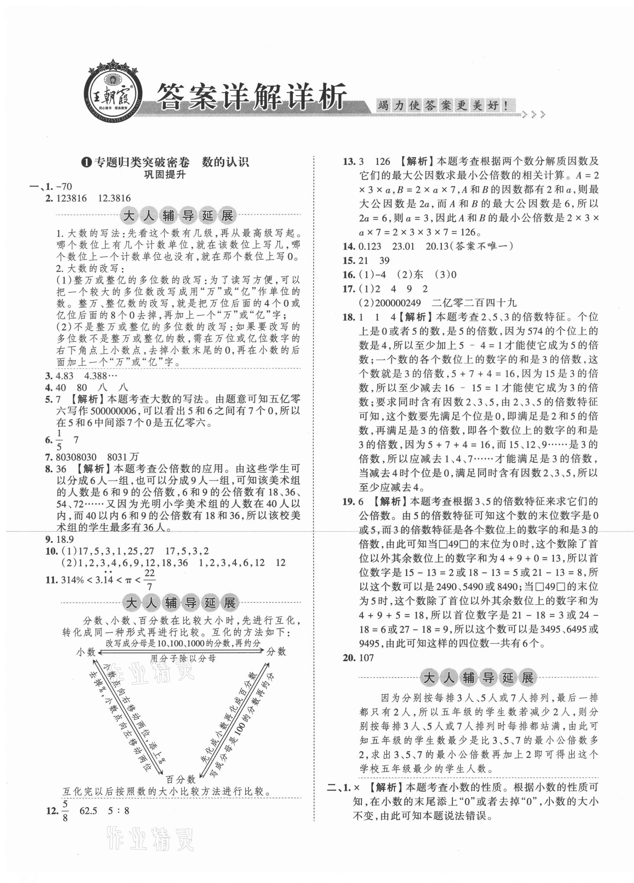 2021年小学升初中重点学校考前突破密卷数学 第1页