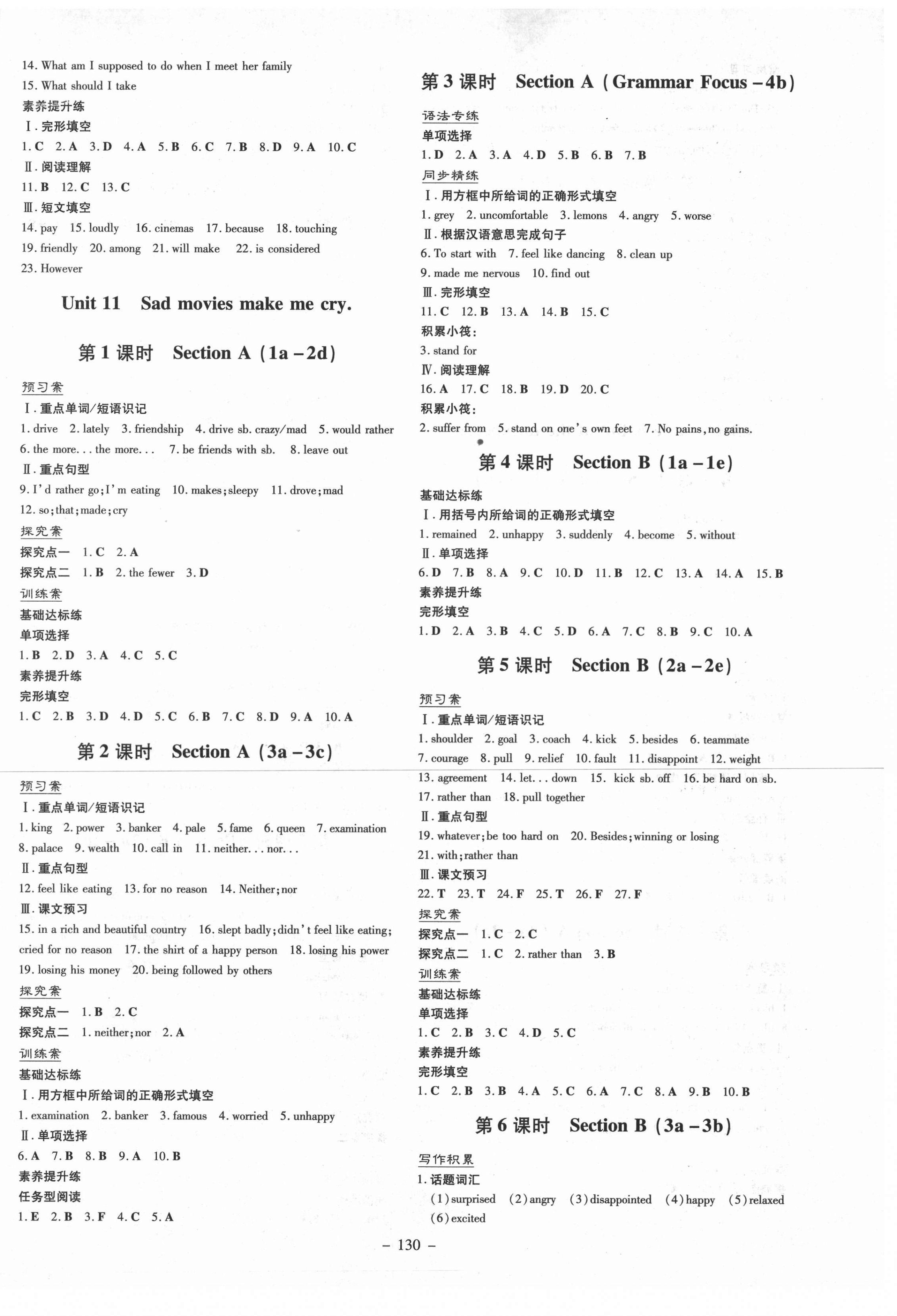 2021年初中同步学习导与练导学探究案九年级英语下册人教版 第2页