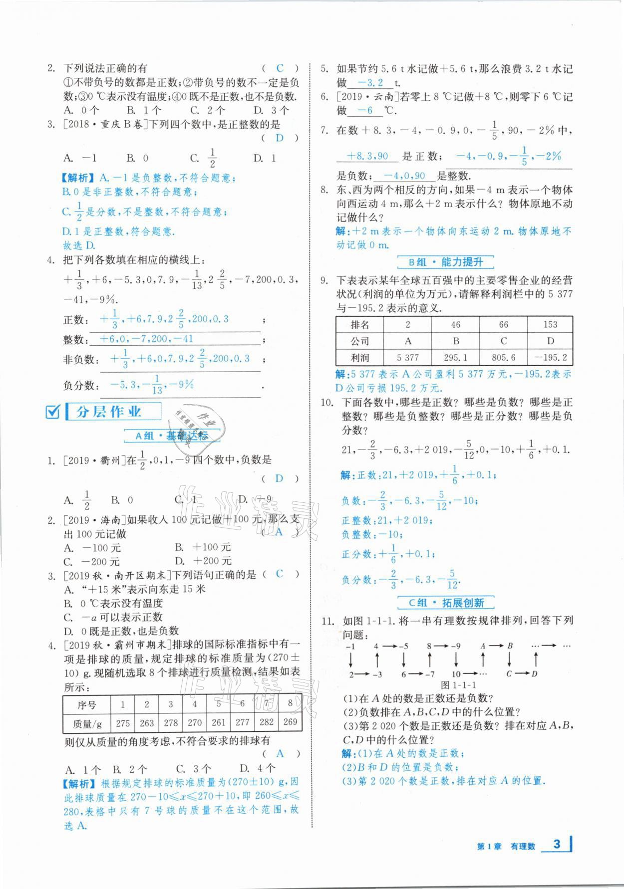 2020年全效學(xué)習(xí)學(xué)業(yè)評(píng)價(jià)方案七年級(jí)數(shù)學(xué)上冊(cè)湘教版 第2頁(yè)