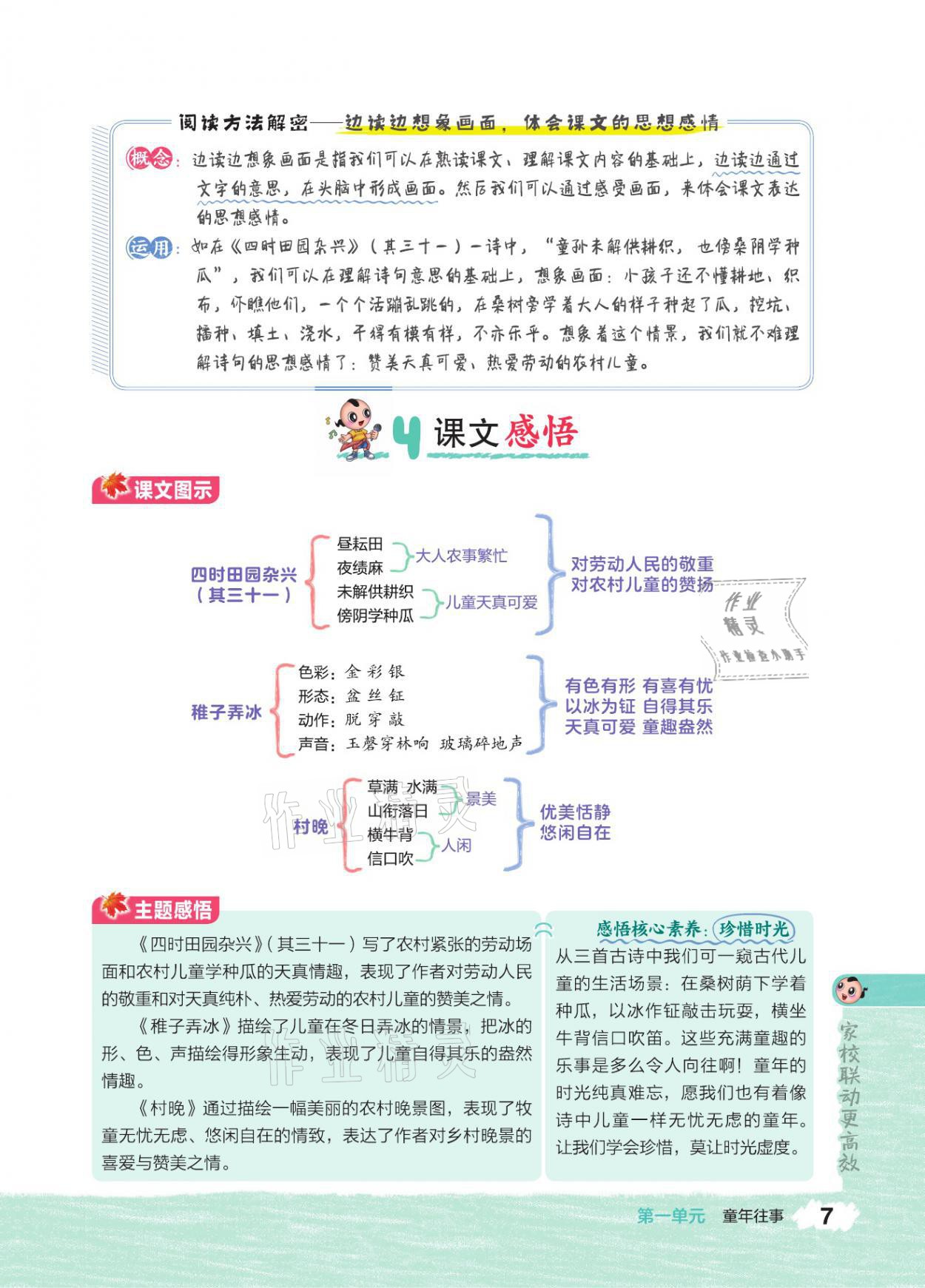 2021年特高級教師點撥五年級語文下冊人教版 參考答案第6頁