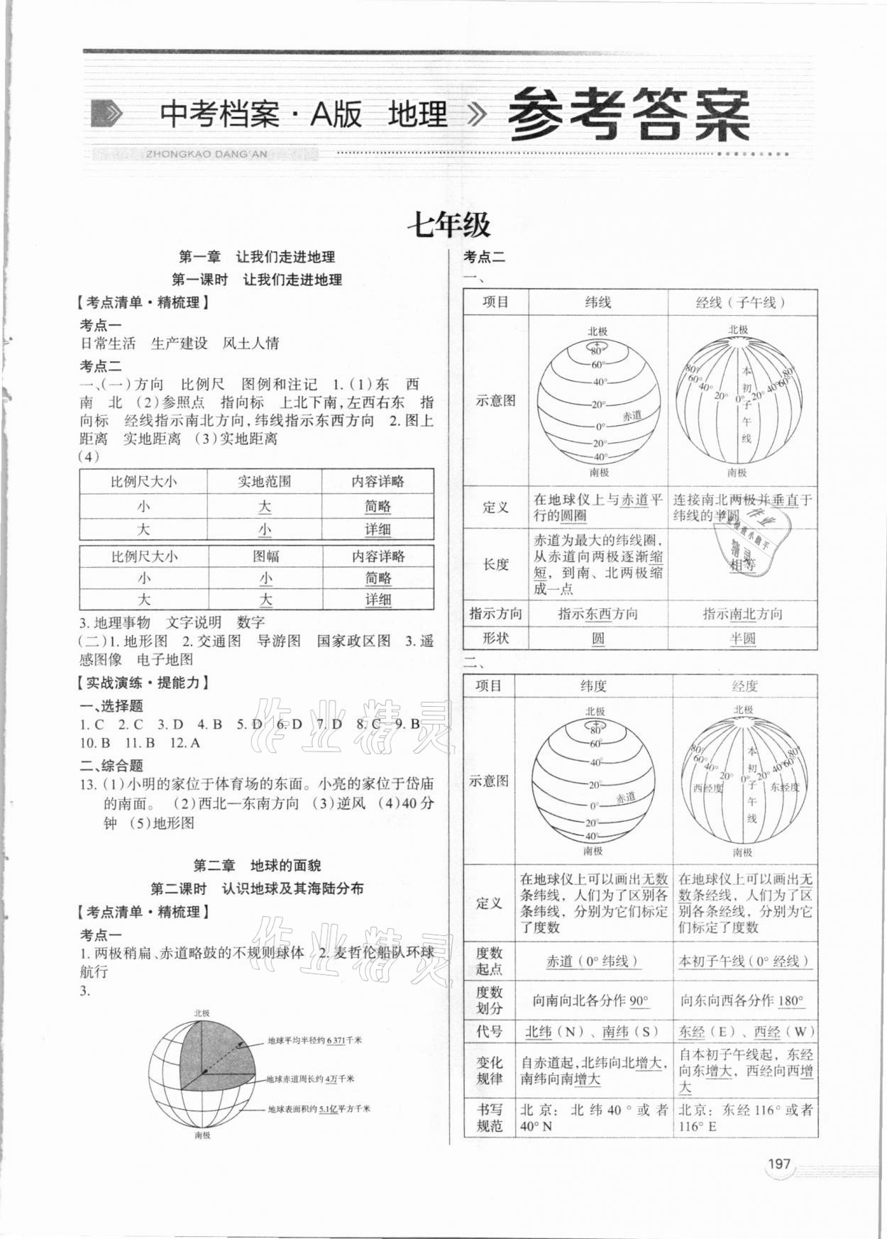 2021年中考檔案初中總復(fù)習(xí)學(xué)案導(dǎo)學(xué)地理A版青島專版 第1頁