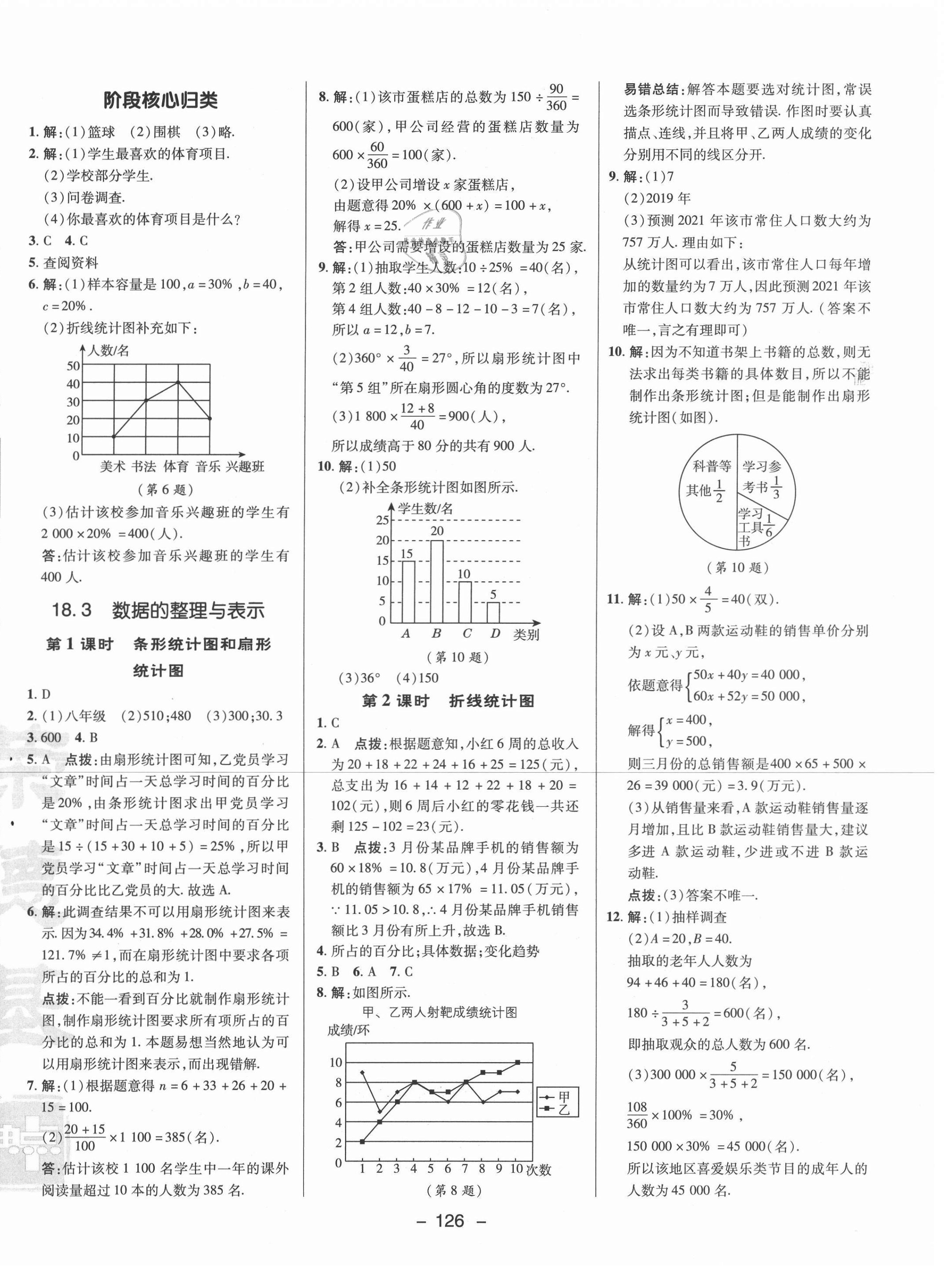 2021年綜合應(yīng)用創(chuàng)新題典中點(diǎn)八年級數(shù)學(xué)下冊冀教版 參考答案第2頁