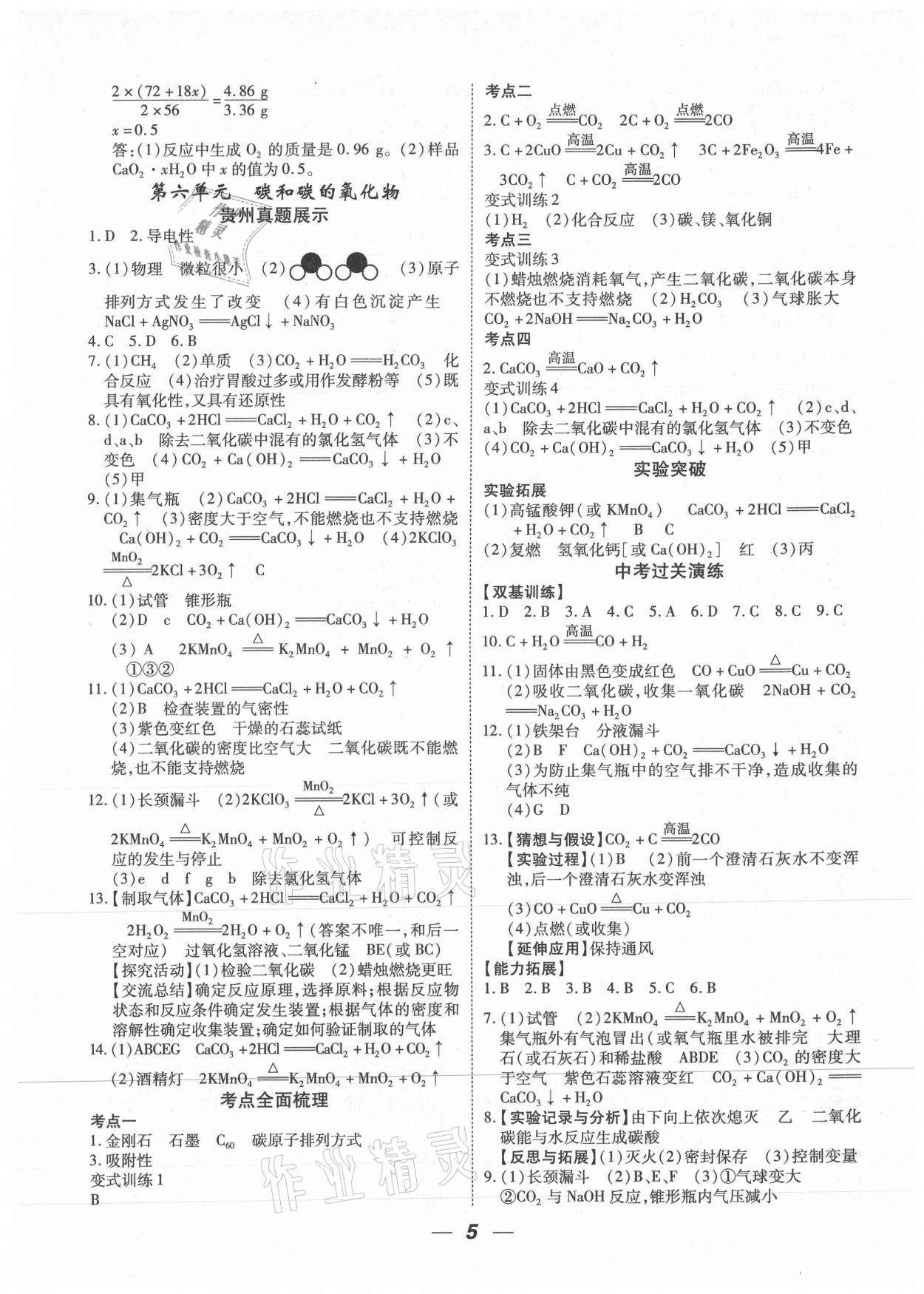 2021年貴州中考總復(fù)習(xí)終極備戰(zhàn)化學(xué)貴陽(yáng)專版 第5頁(yè)