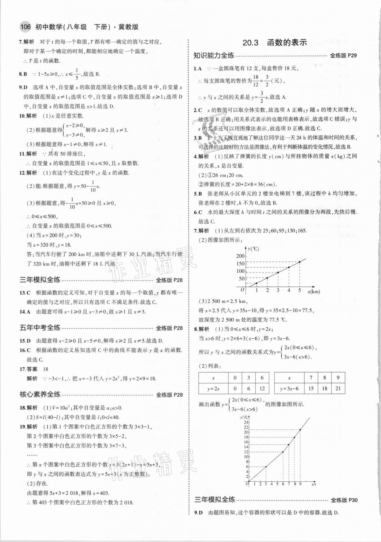 2021年5年中考3年模擬初中數(shù)學(xué)八年級下冊冀教版 第12頁