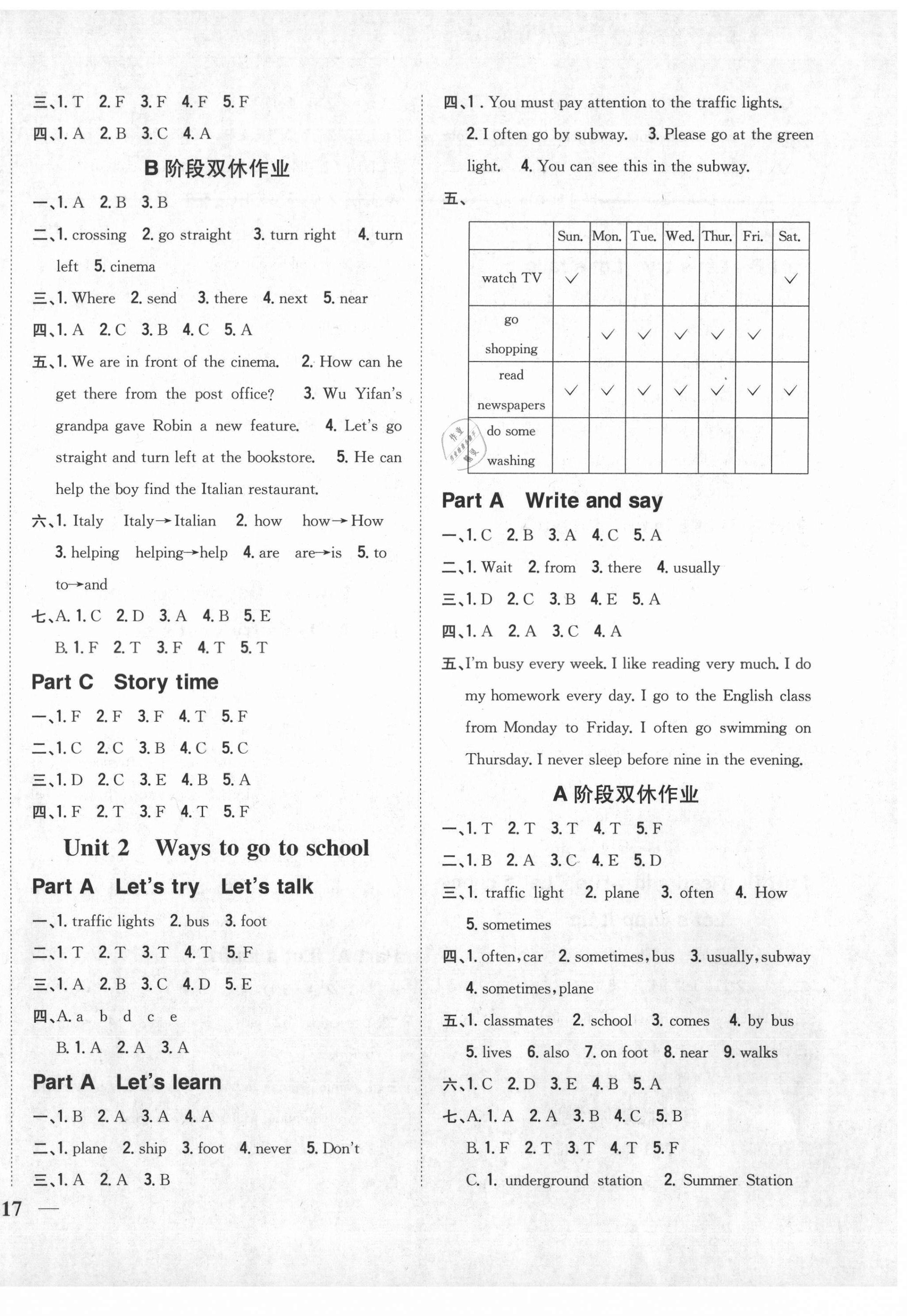 2020年小學題幫六年級英語上冊人教PEP版 第2頁