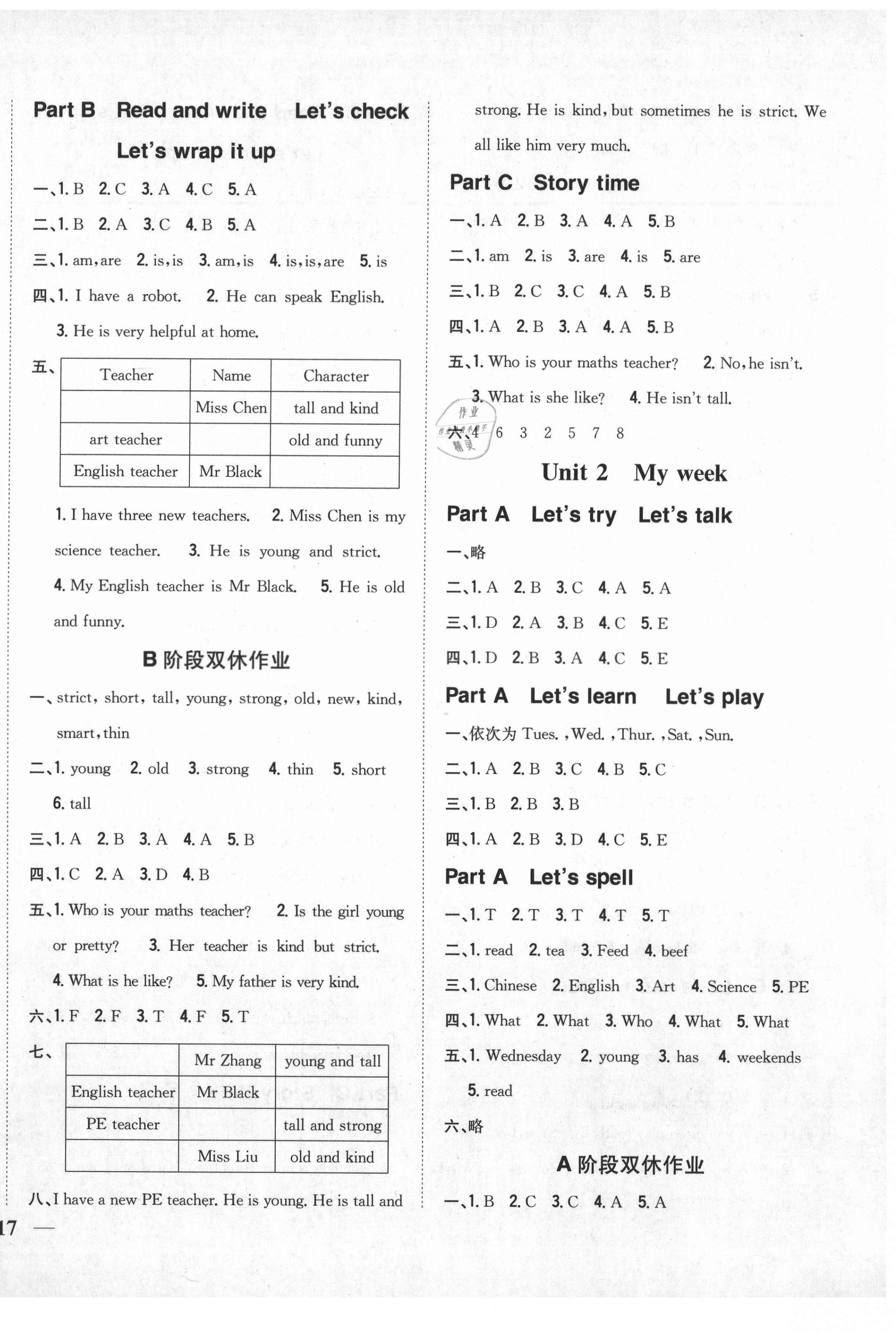 2020年小學(xué)題幫五年級(jí)英語(yǔ)上冊(cè)人教PEP版 第2頁(yè)