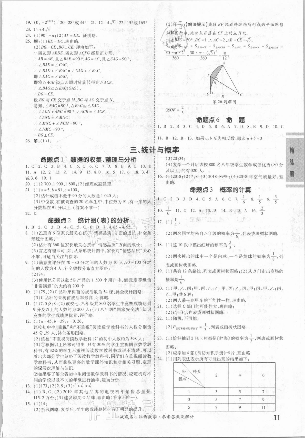 2021年一战成名考前新方案数学江西专版 第11页