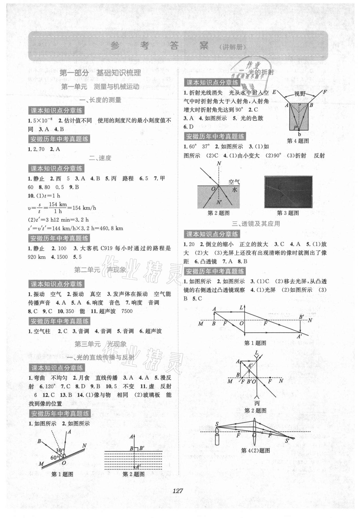 2021年初中毕业班系统总复习物理 第1页