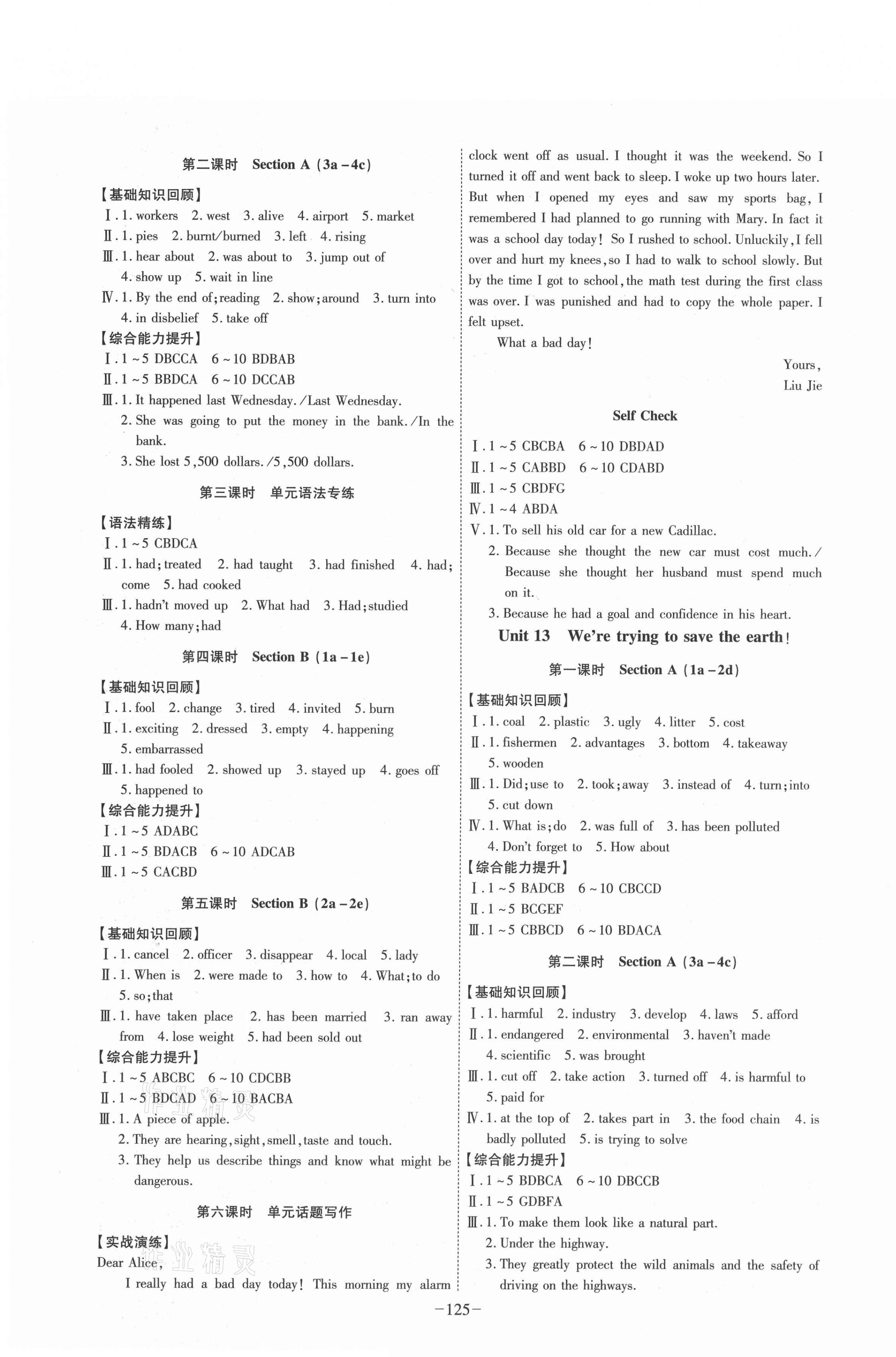 2021年課時(shí)A計(jì)劃九年級(jí)英語下冊(cè)人教版 第3頁