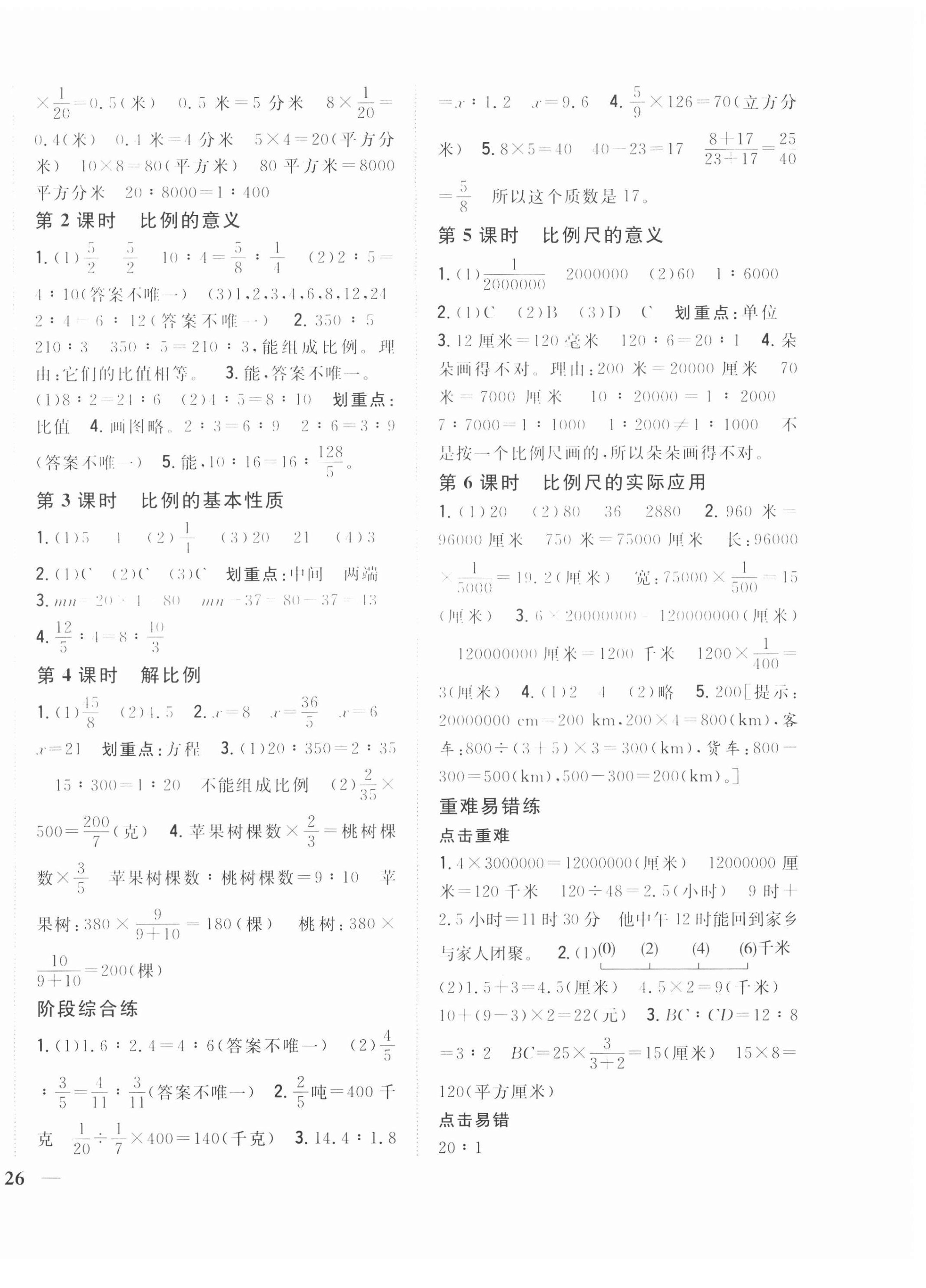 2021年全科王同步課時(shí)練習(xí)六年級(jí)數(shù)學(xué)下冊江蘇版 第4頁