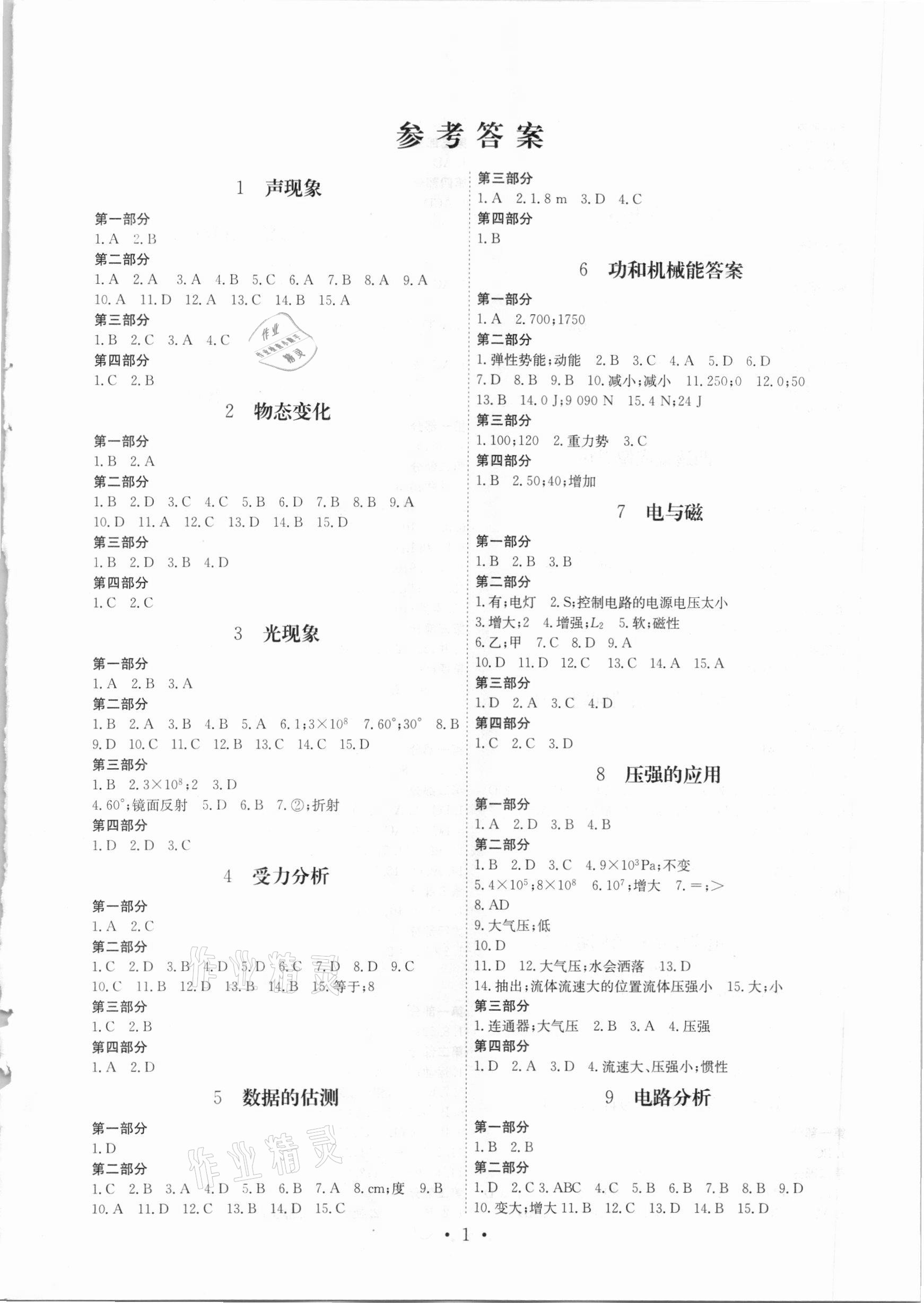 2021年鷹擊長空物理 第1頁