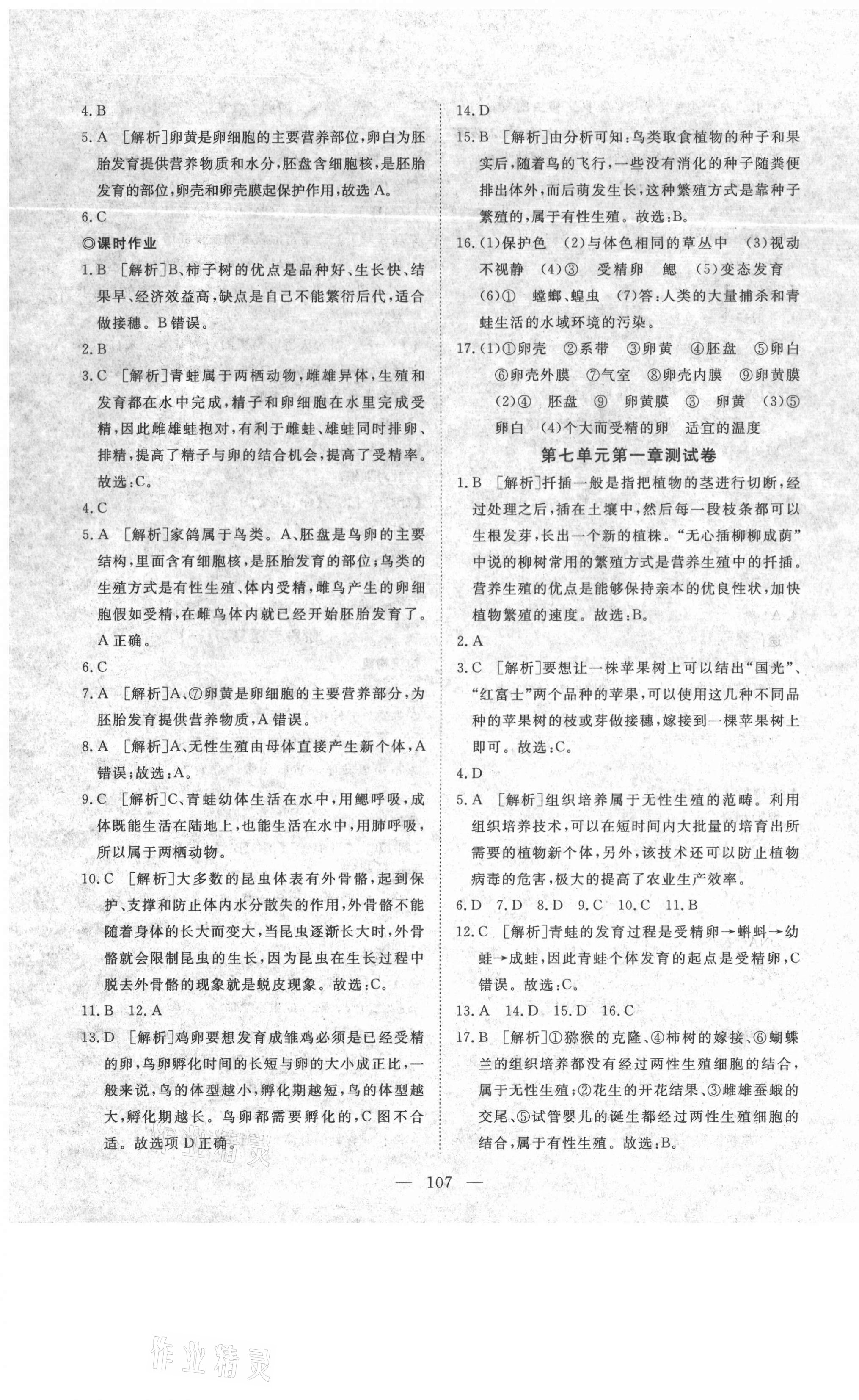 2021年351高效課堂導(dǎo)學(xué)案八年級生物下冊人教版 第3頁