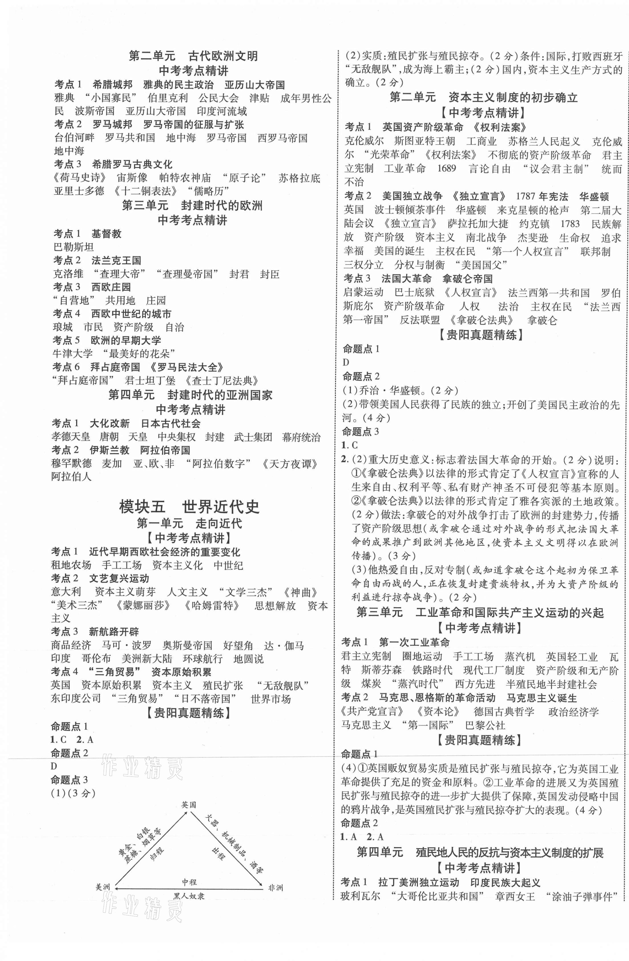 2021年貴州中考新突破歷史貴陽(yáng)專版 第5頁(yè)
