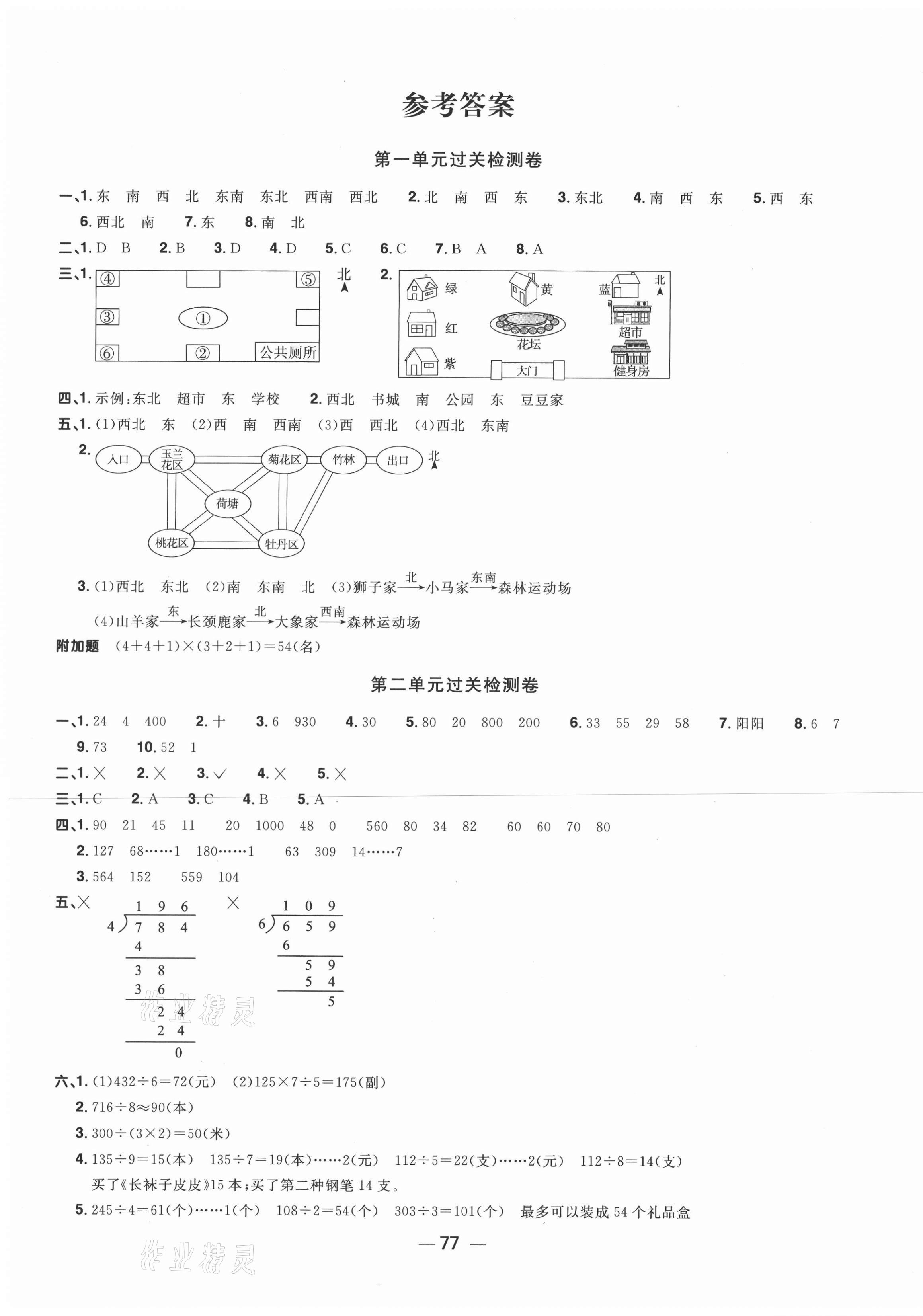 2021年陽(yáng)光同學(xué)一線名師全優(yōu)好卷三年級(jí)數(shù)學(xué)下冊(cè)人教版 第1頁(yè)