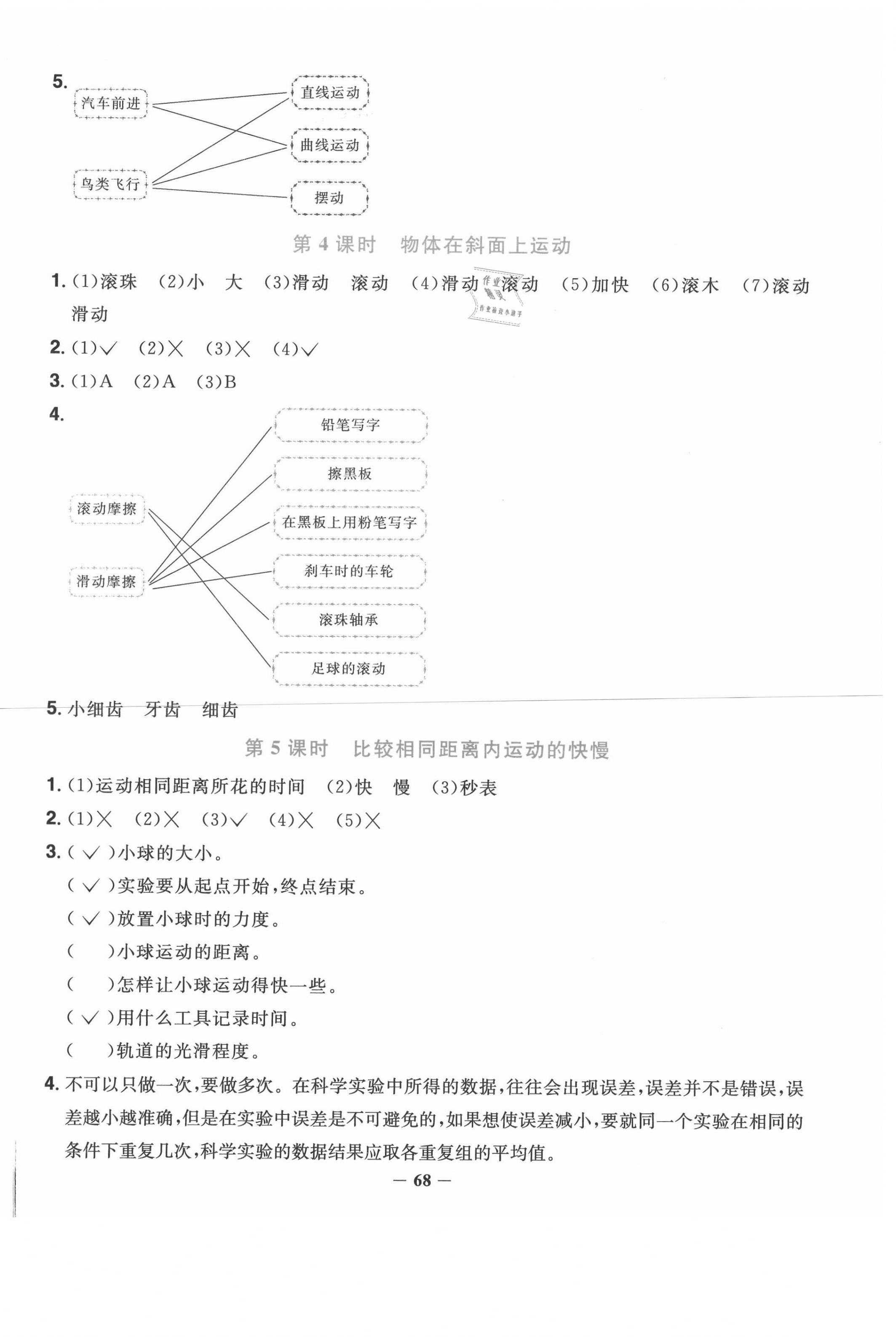 2021年阳光同学课时优化作业三年级科学下册教科版 第2页