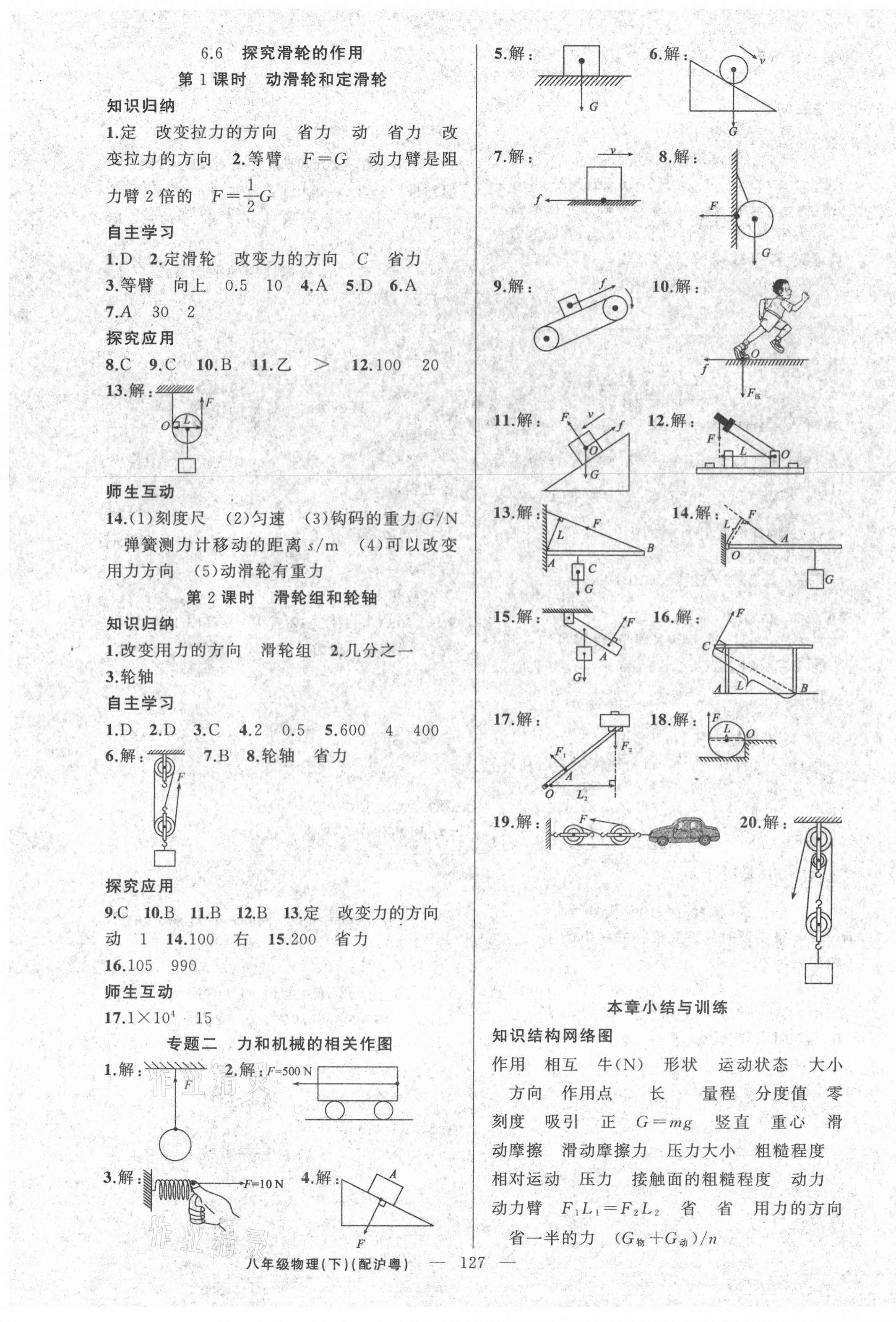 2021年原創(chuàng)新課堂八年級(jí)物理下冊(cè)滬粵版 第3頁(yè)