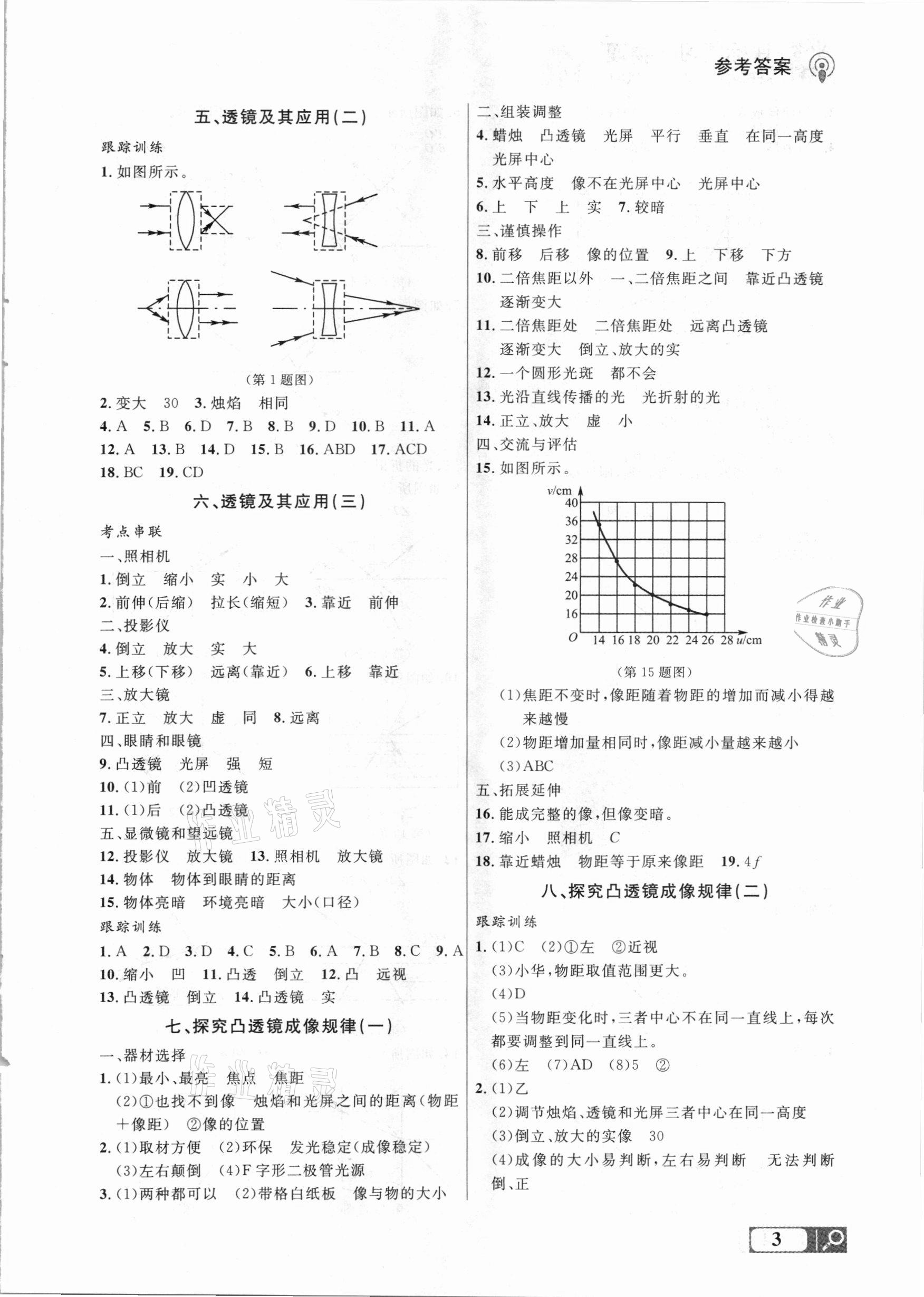 2021年大連中考沖刺課標復習物理 參考答案第3頁