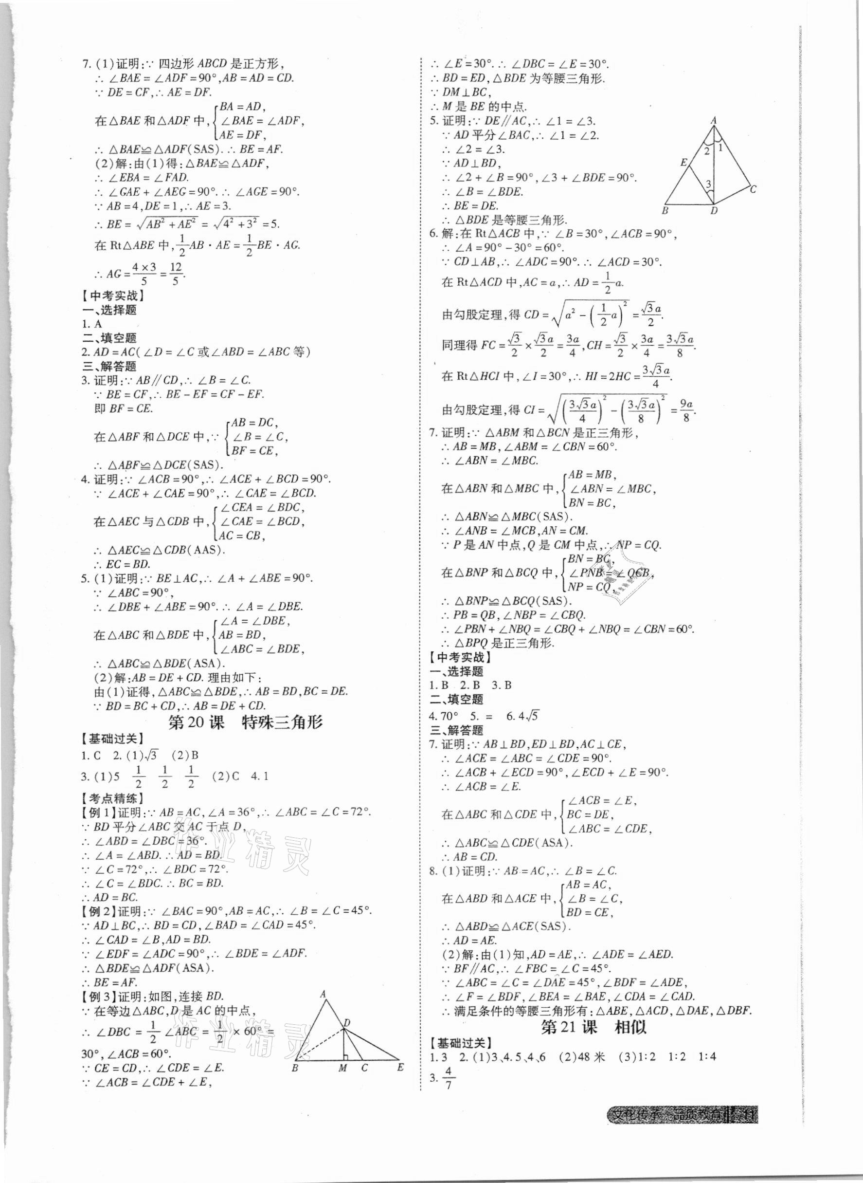 2021年名師中考數學廣東專用 第11頁