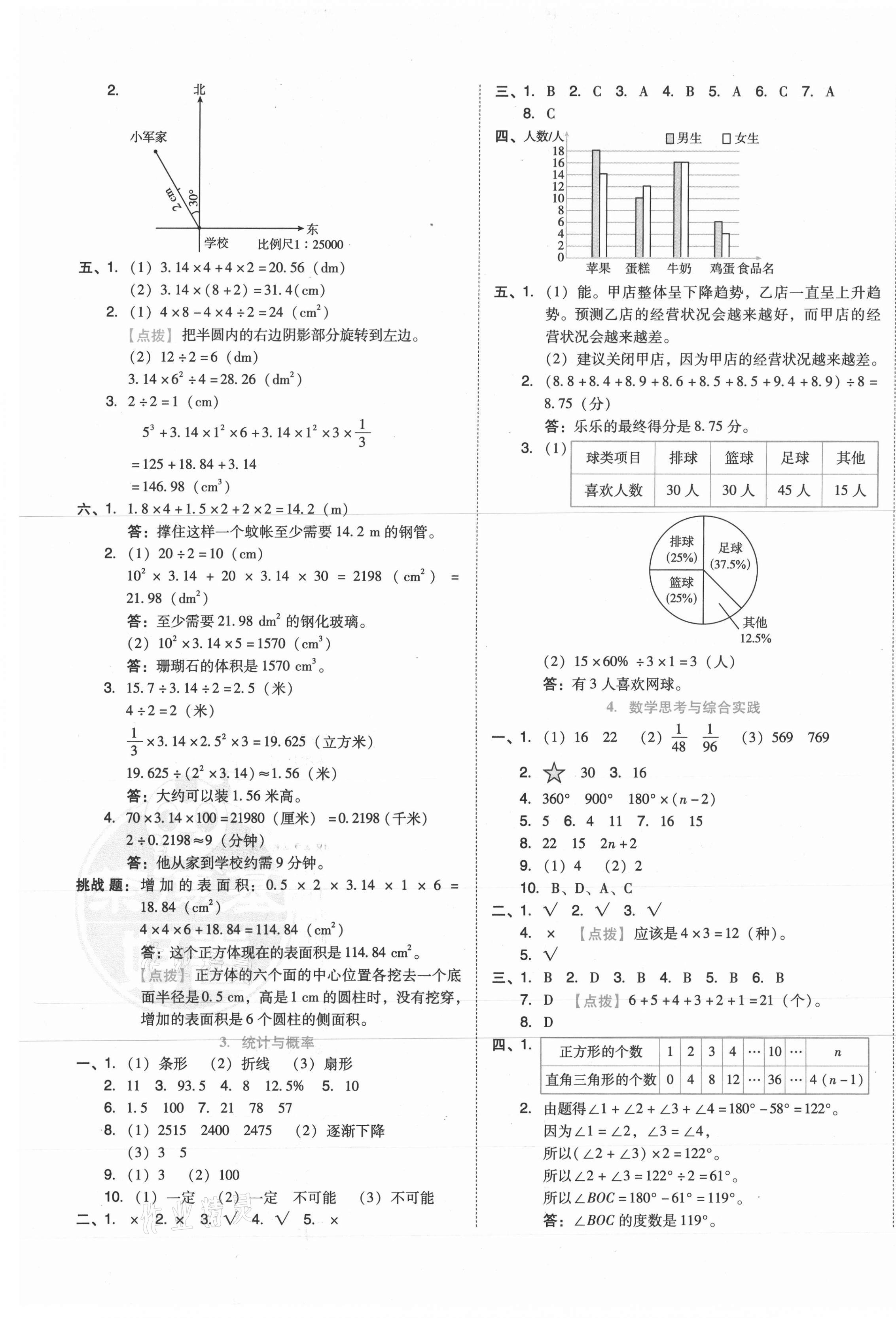 2021年好卷六年级数学下册人教版 第5页