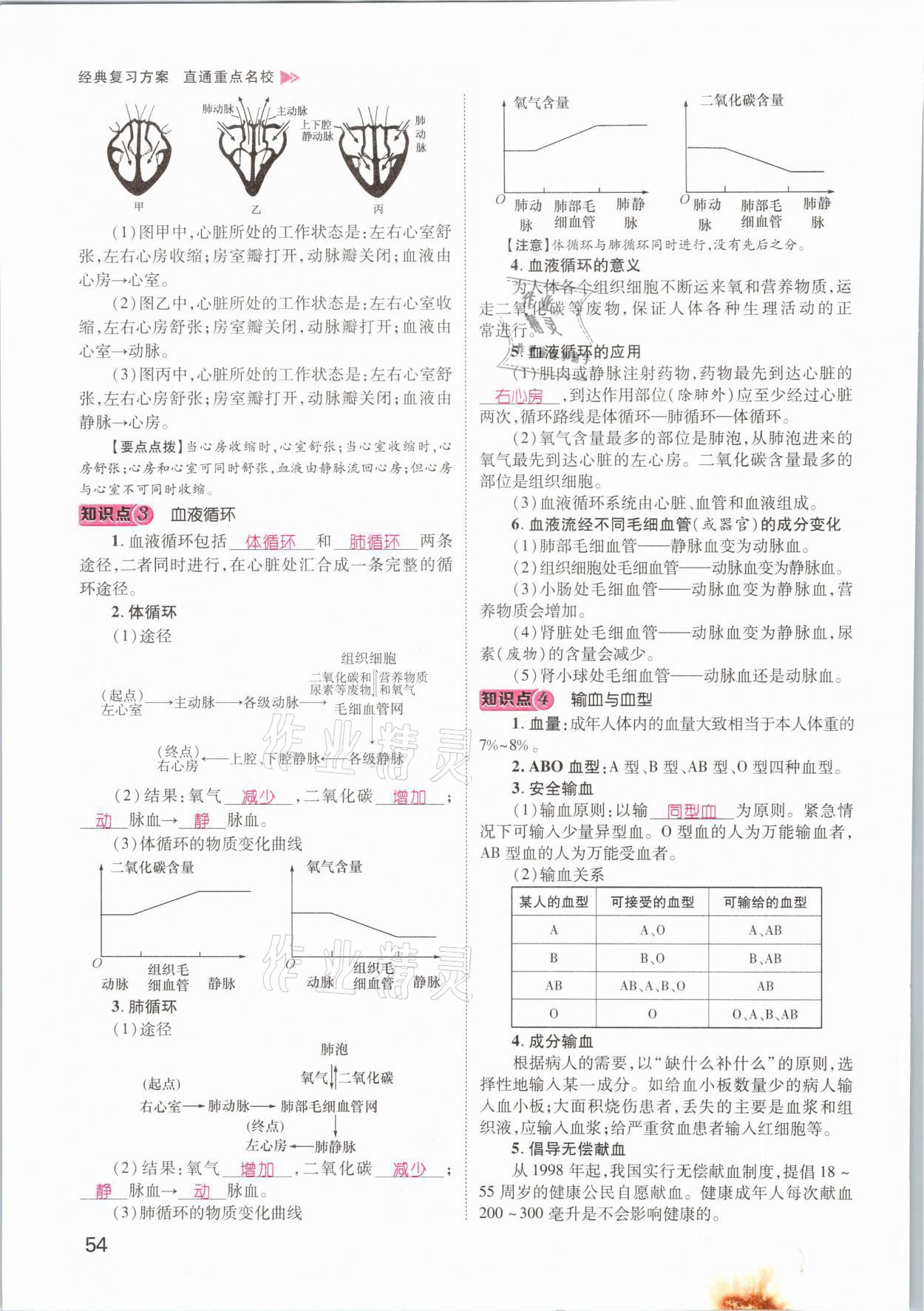 2021年名師測控中考特訓方案生物江西專版 參考答案第54頁