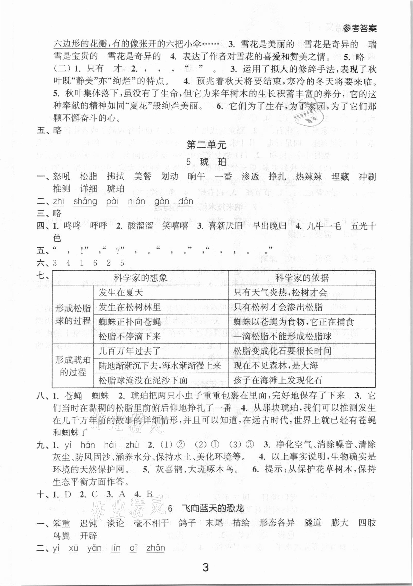 2021年高效精練提優(yōu)作業(yè)本四年級(jí)語文下冊(cè)人教版 第3頁