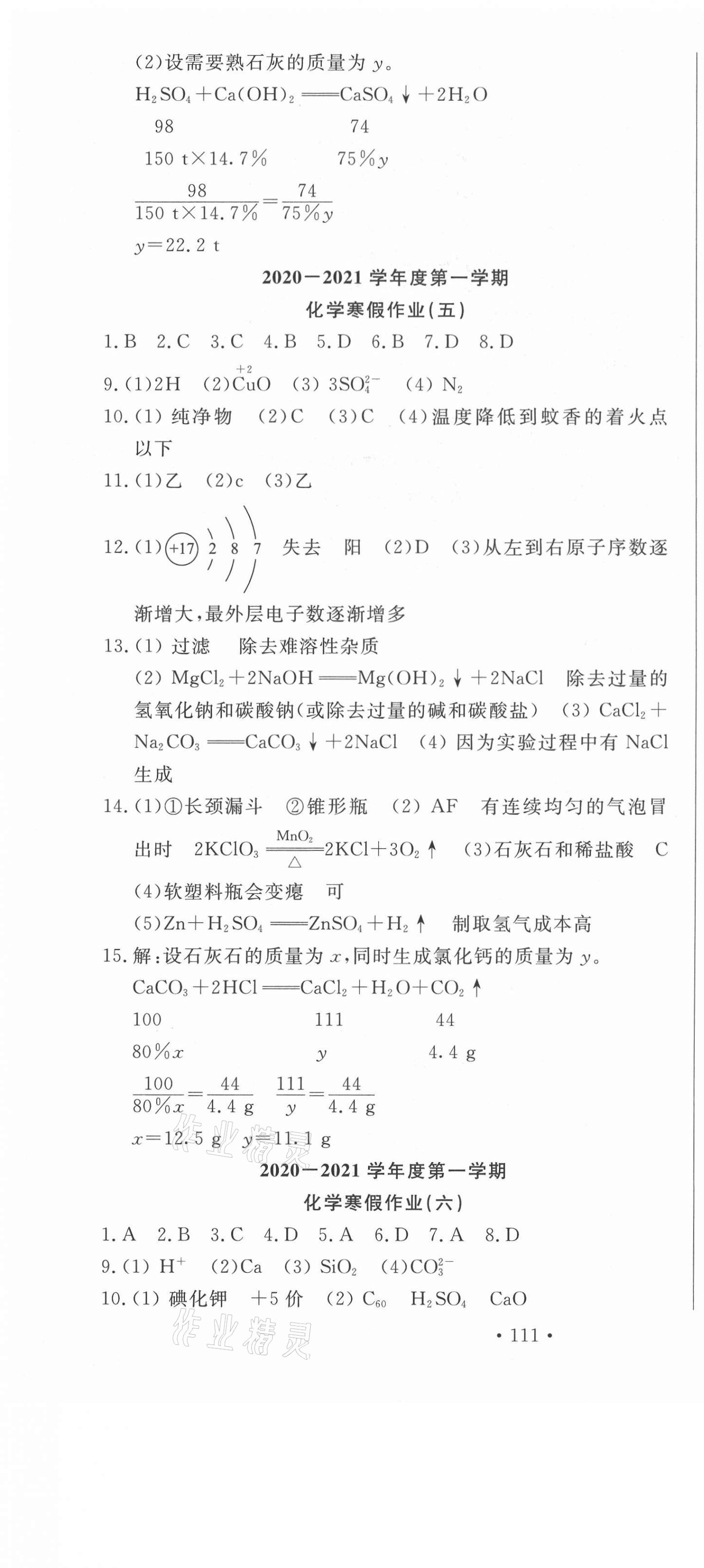 2021年黔東南中考導(dǎo)學(xué)化學(xué) 第4頁