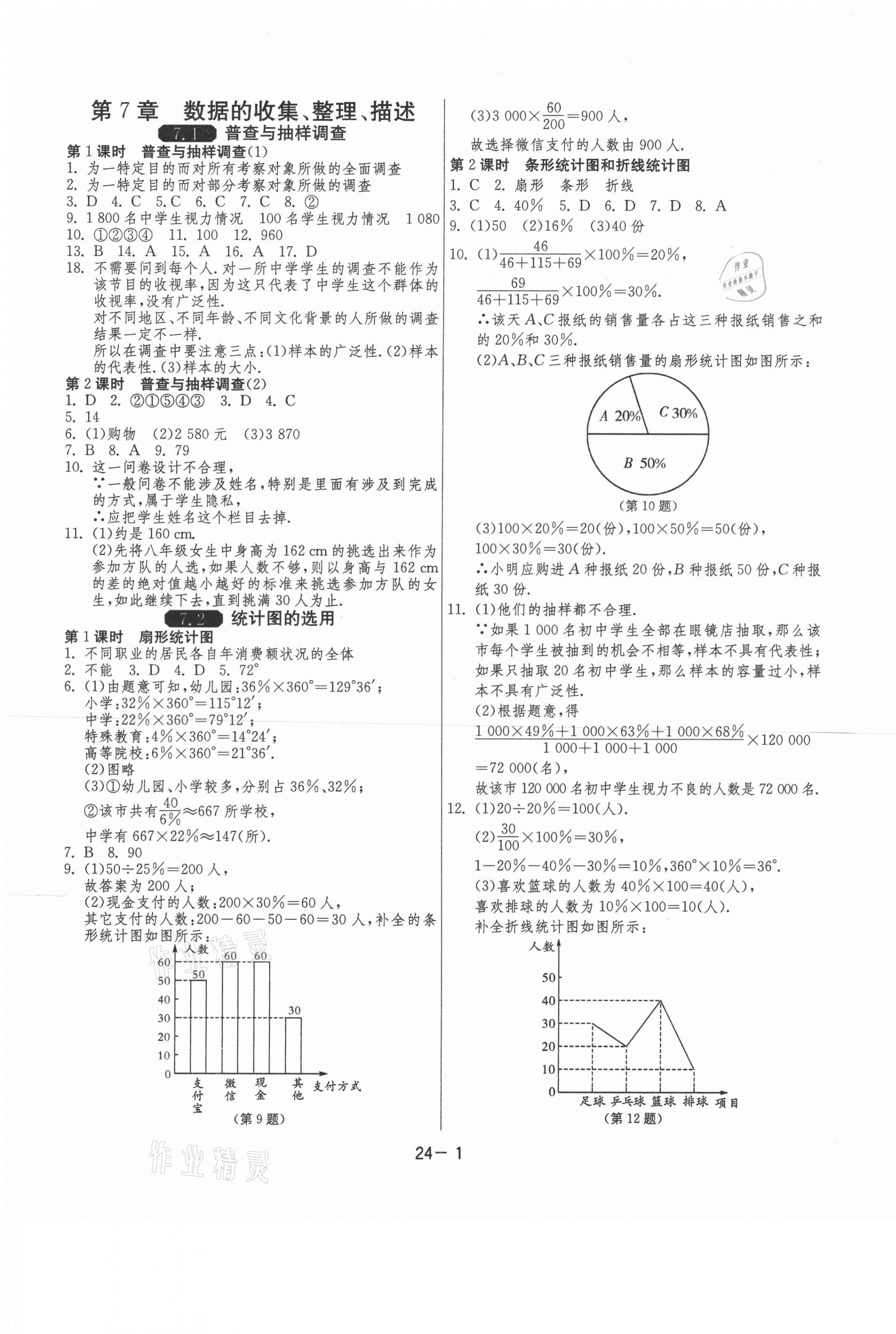 2021年1课3练单元达标测试八年级数学下册苏科版 第1页