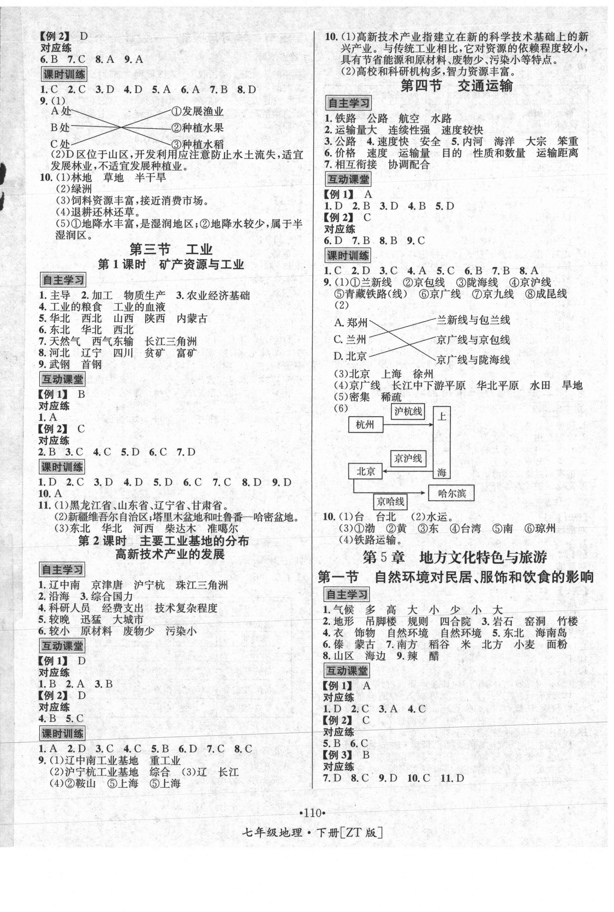 2021年優(yōu)學(xué)名師名題七年級(jí)地理下冊(cè)中圖版 第2頁(yè)