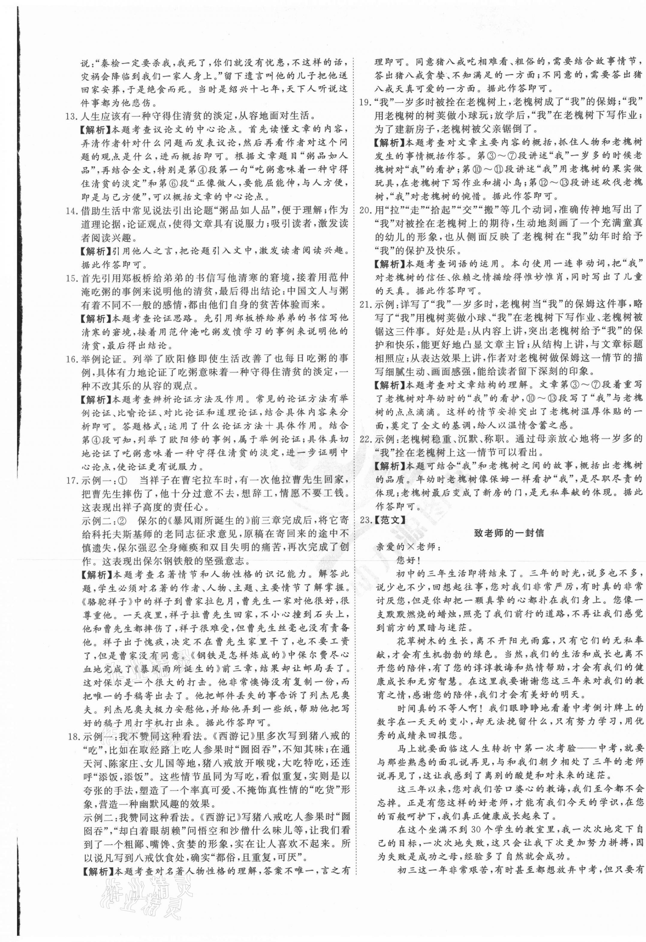 2021年38套中考必備卷語(yǔ)文河北專版 第13頁(yè)