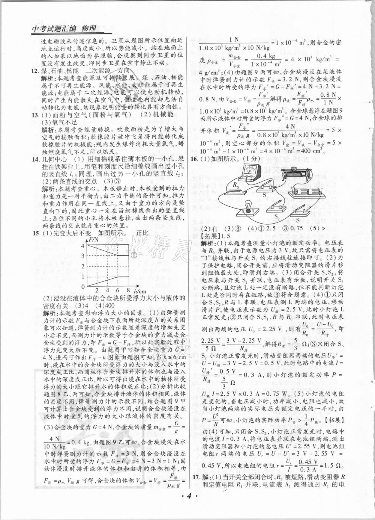 2021年授之以漁中考試題匯編物理河北專版 第4頁(yè)