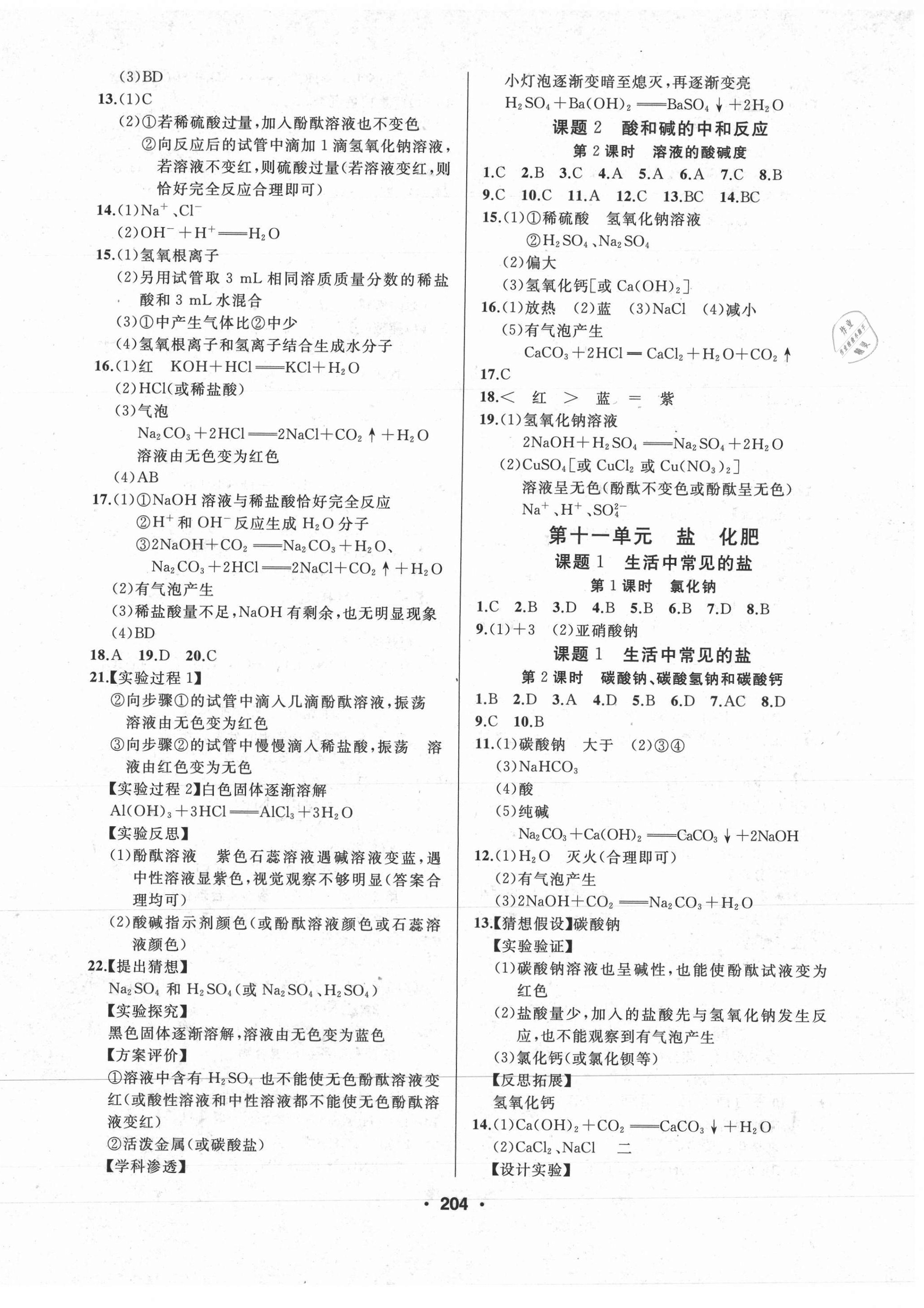 2021年試題優(yōu)化課堂同步九年級化學(xué)下冊人教版 第6頁