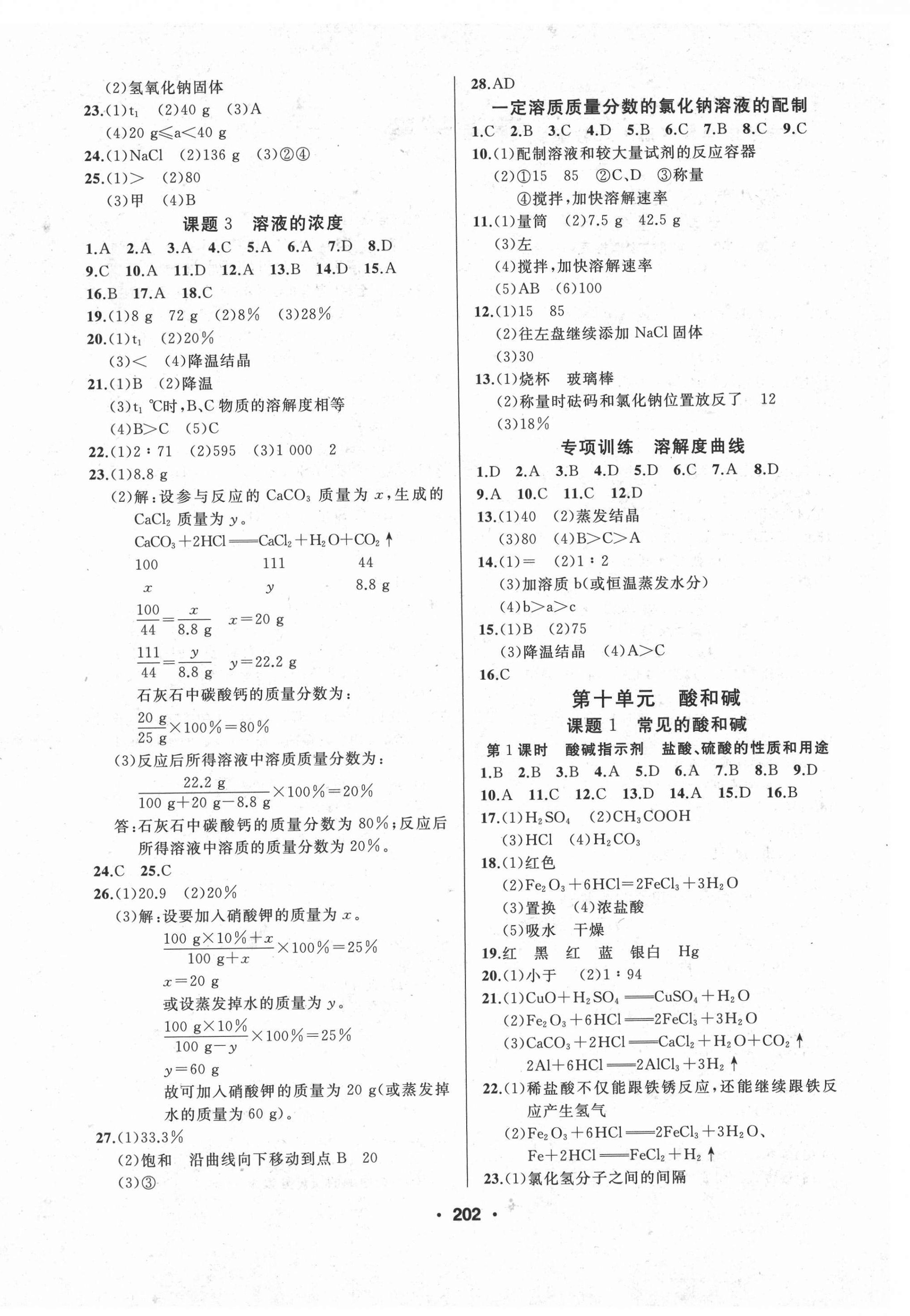 2021年試題優(yōu)化課堂同步九年級化學(xué)下冊人教版 第4頁