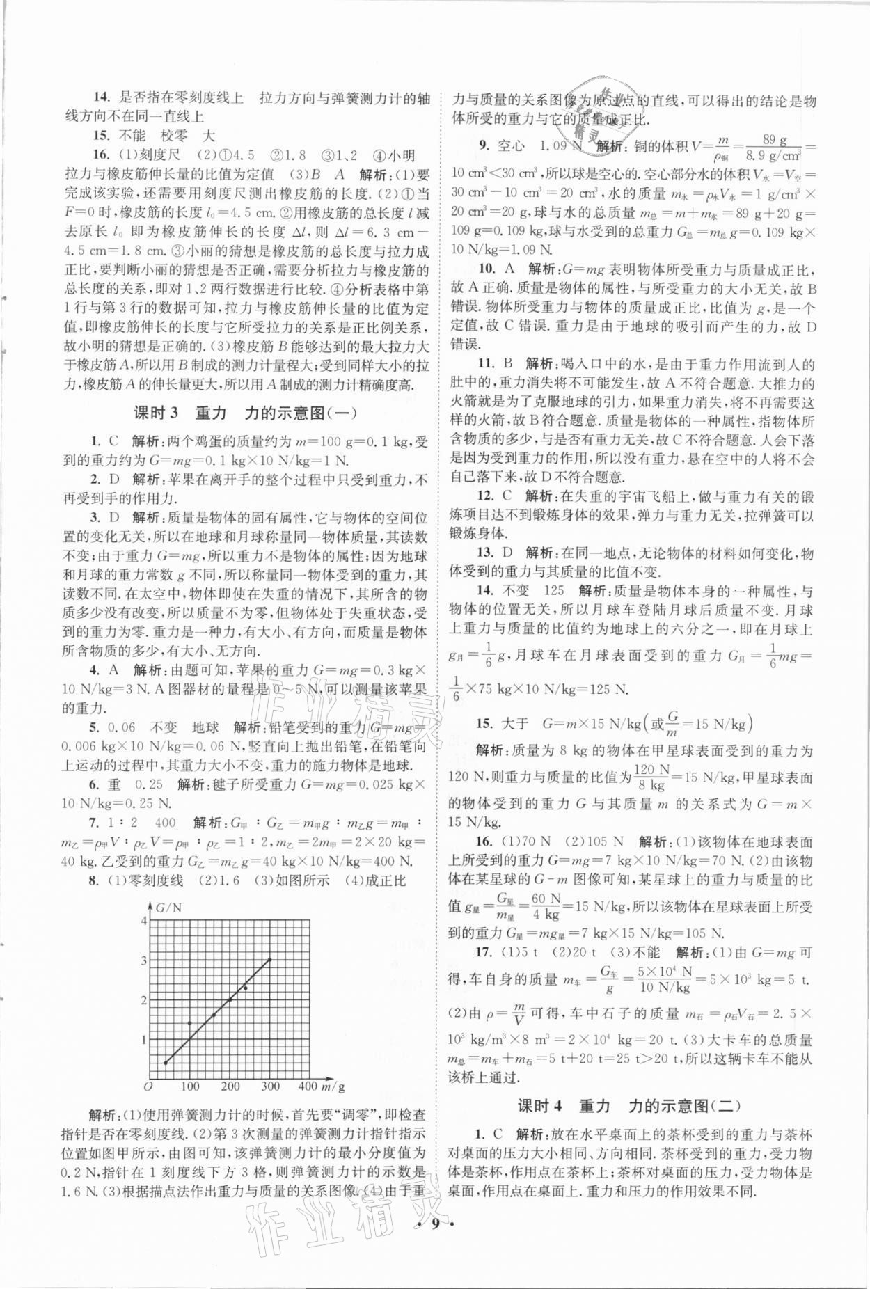 2021年初中物理小題狂做八年級下冊蘇科版提優(yōu)版 第9頁